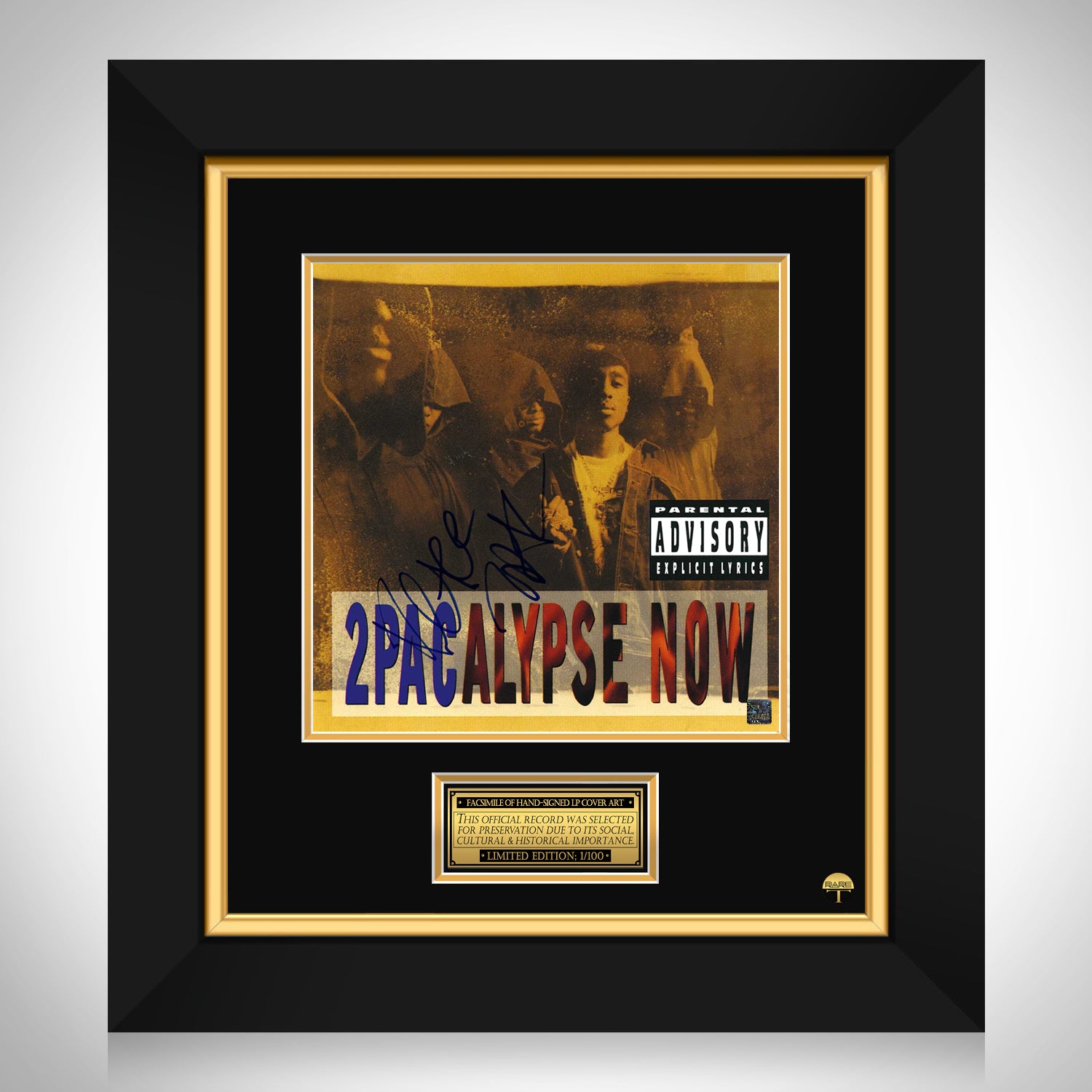 2Pac - 2pacalypse Now LP Cover Limited Signature Edition Custom Frame ...