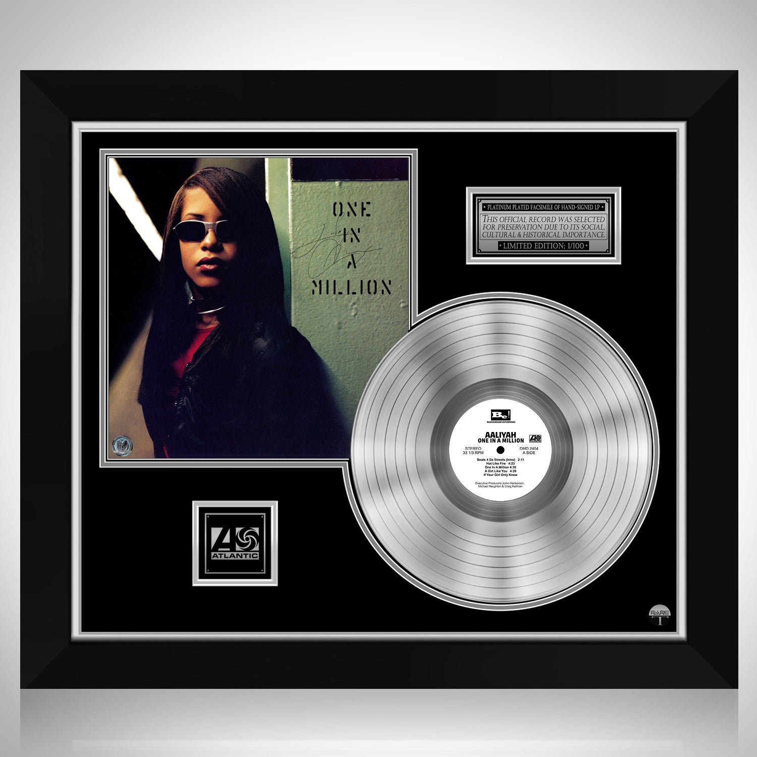 Aaliyah - One in a Million Platinum LP Limited Signature Edition