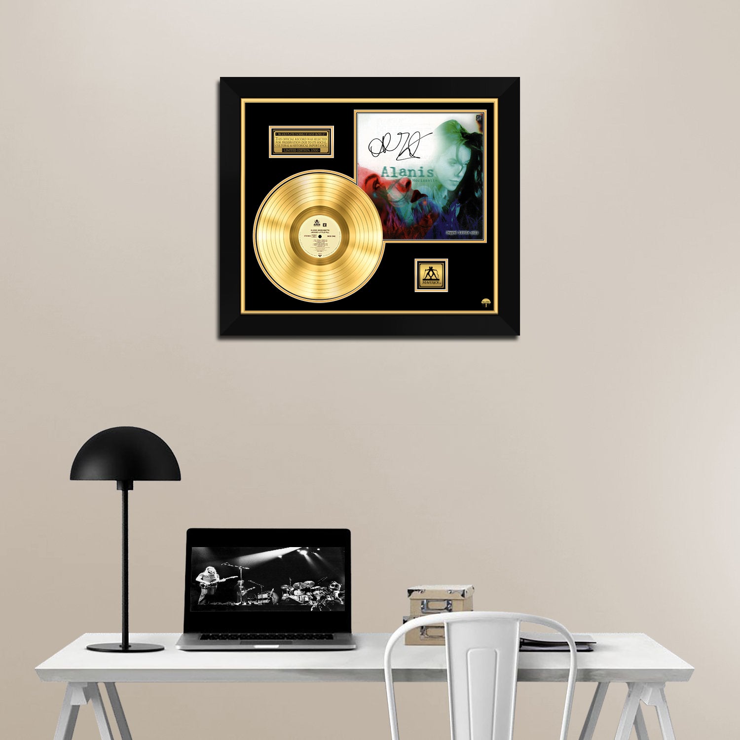 Alanis Morissette Jagged Little Pill Gold LP Limited Signature 