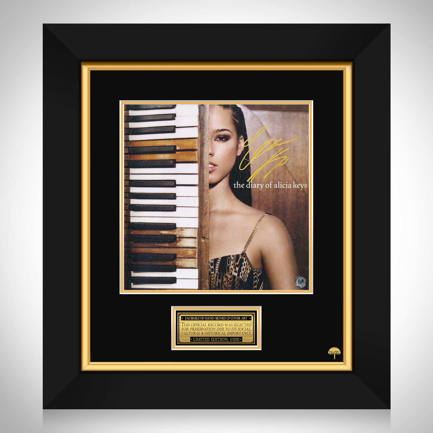 Alicia Keys The Diary Of Alicia Keys Lp Cover Limited Signature