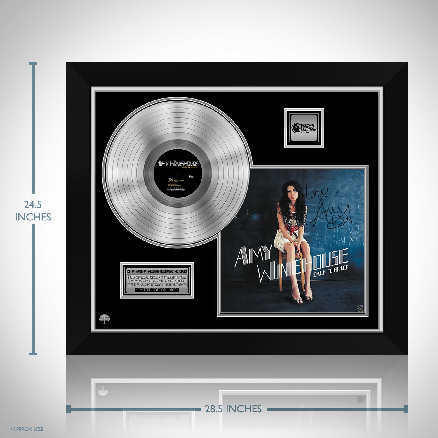 Amy Winehouse - Back to Black Platinum LP Limited Signature