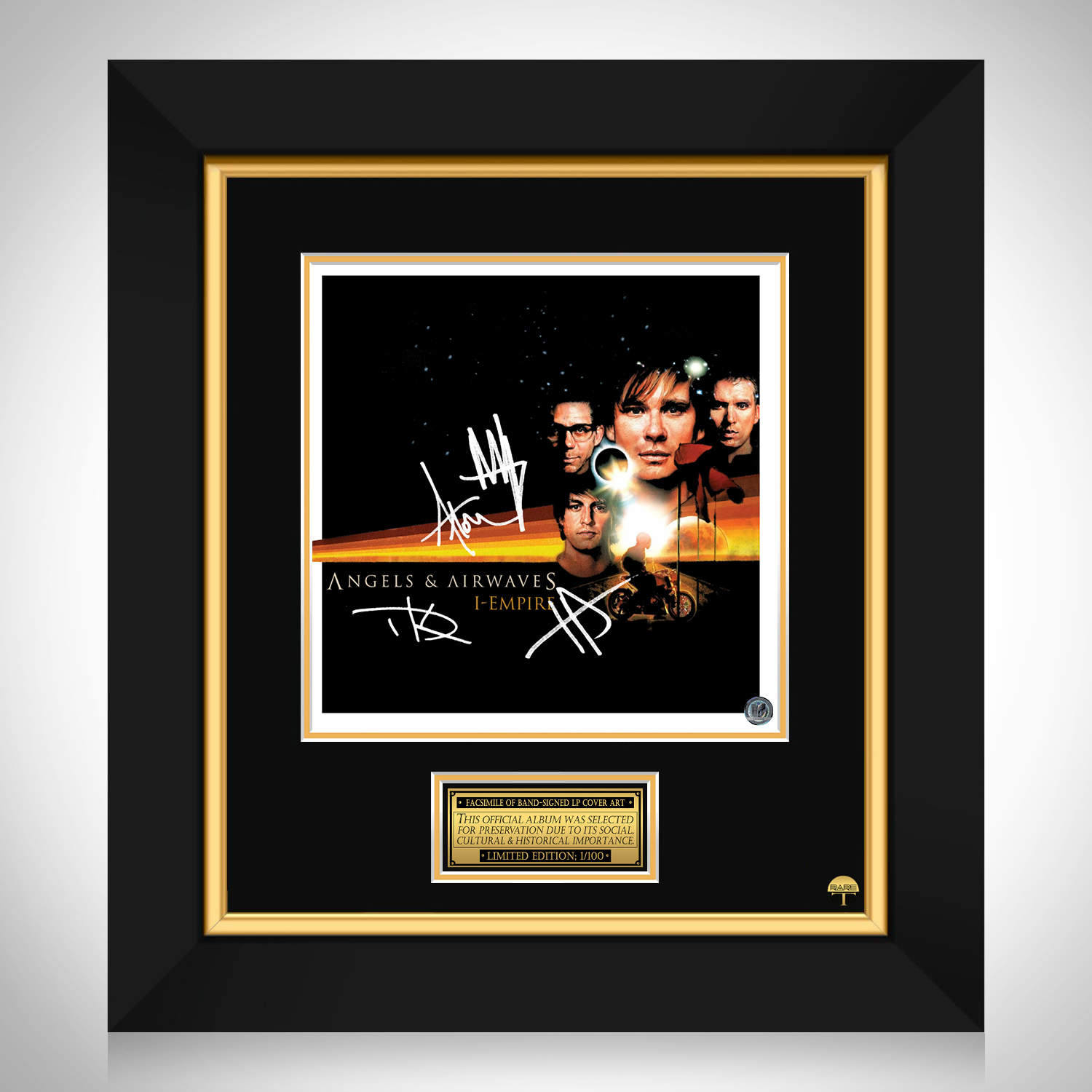 Angels & Airwaves - I-Empire LP Cover Limited Signature Edition Custom ...