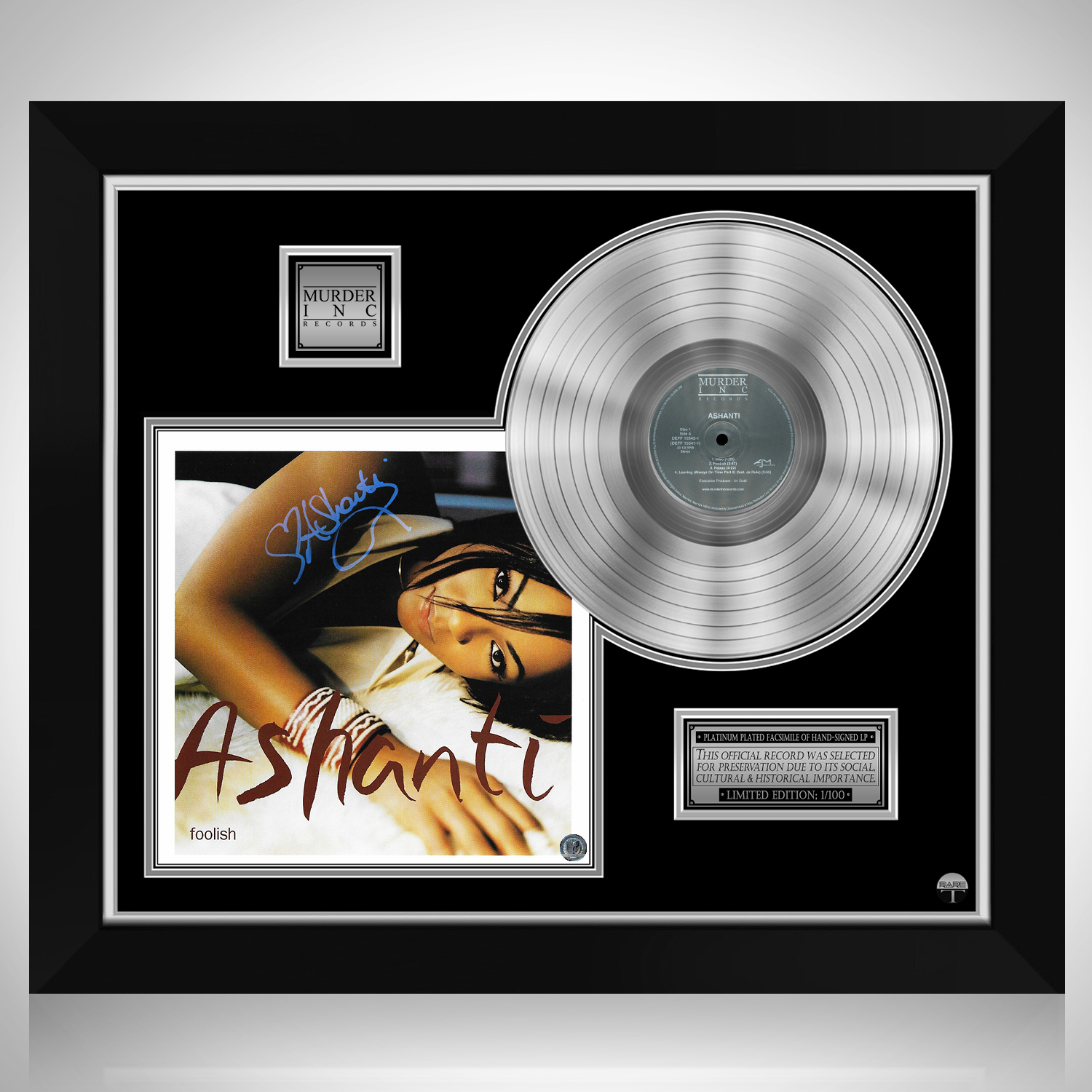 Ashanti - Foolish Platinum LP Limited Signature Edition Custom 