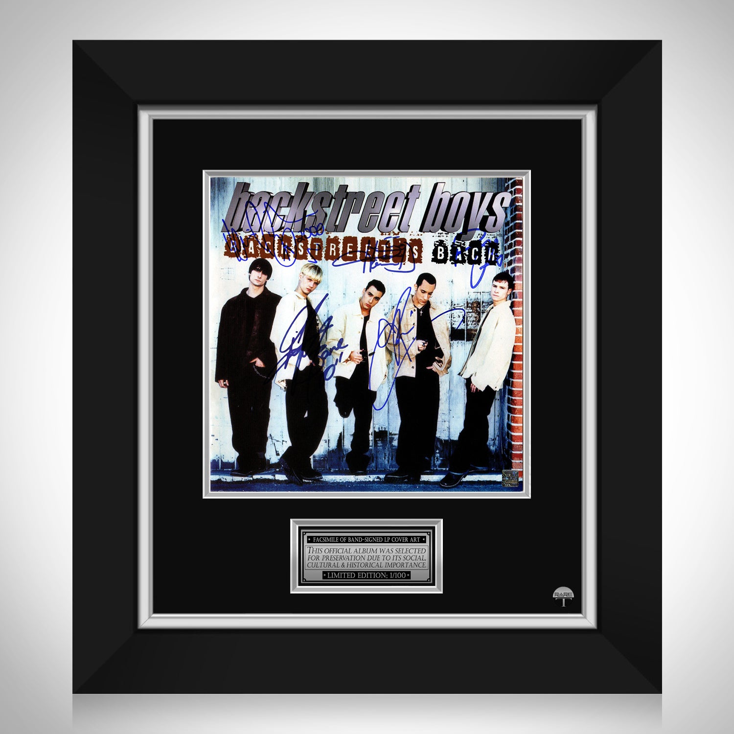 Backstreet Boys - Backstreet Back LP Cover Limited Signature