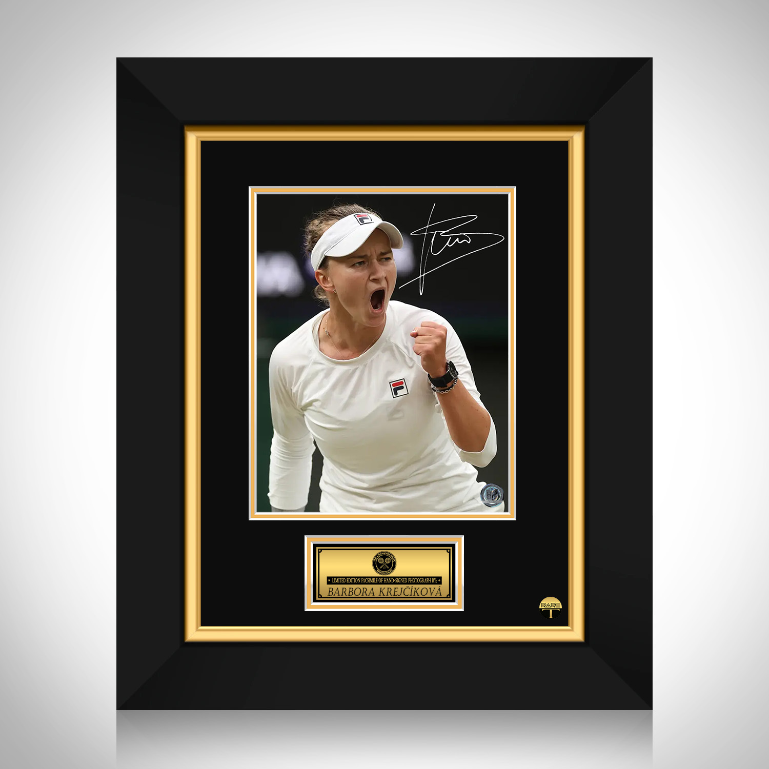 Barbora Krejčíková Photo Limited Signature Edition Custom Frame | RARE-T