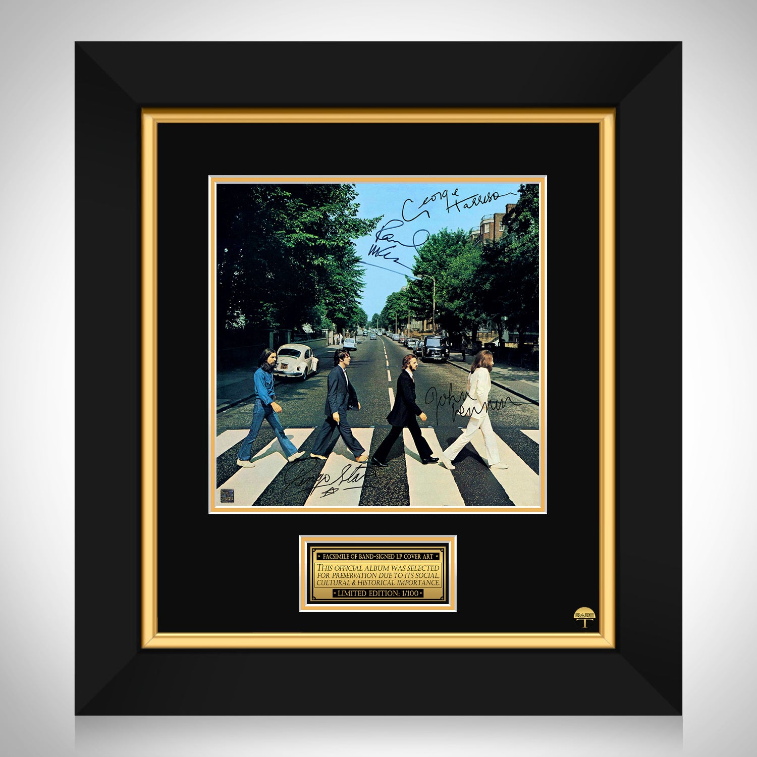 The Beatles - Abbey Road LP Cover Limited Signature Edition Custom ...