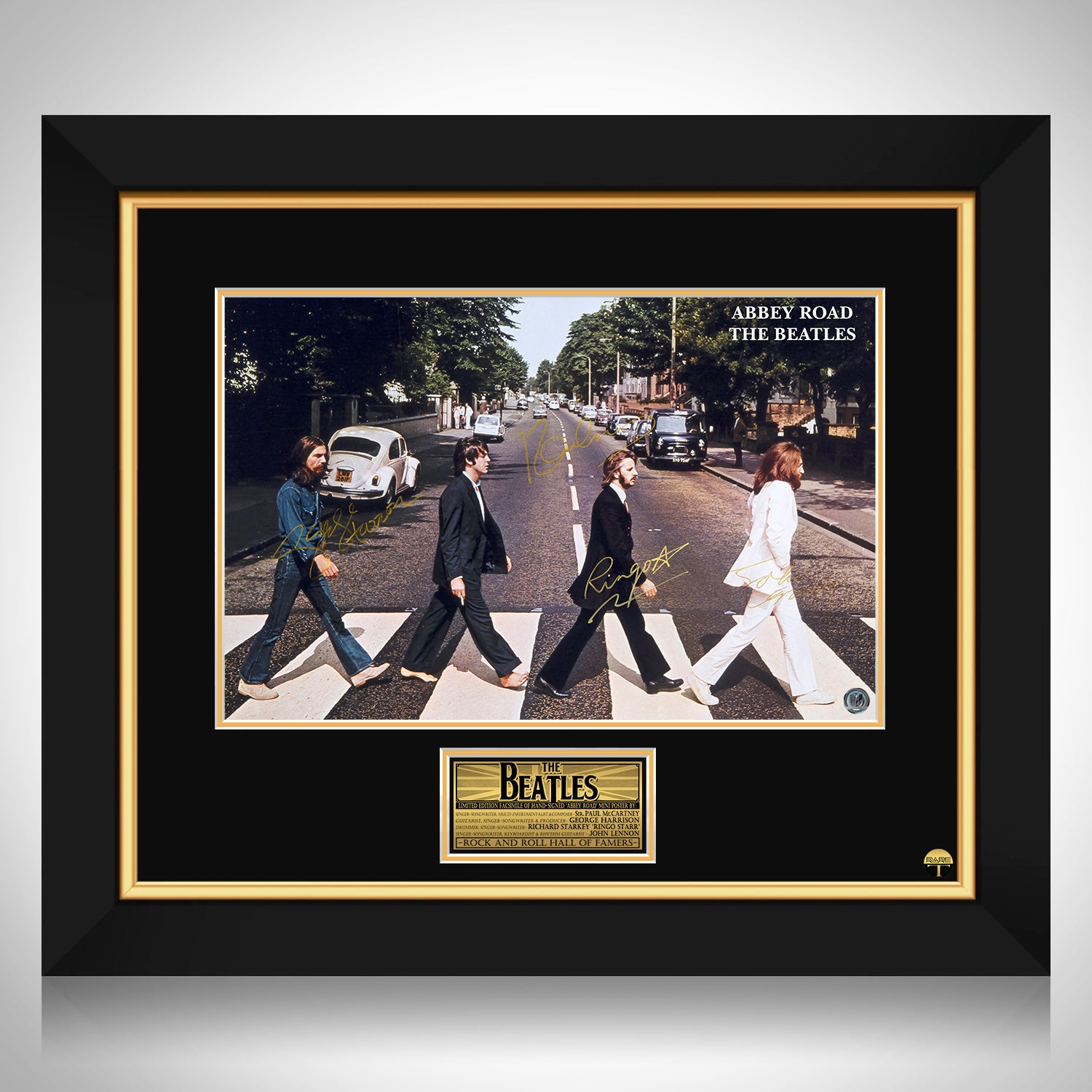 The Beatles Abbey Road Limited Signature Edition Mini Poster Custom ...