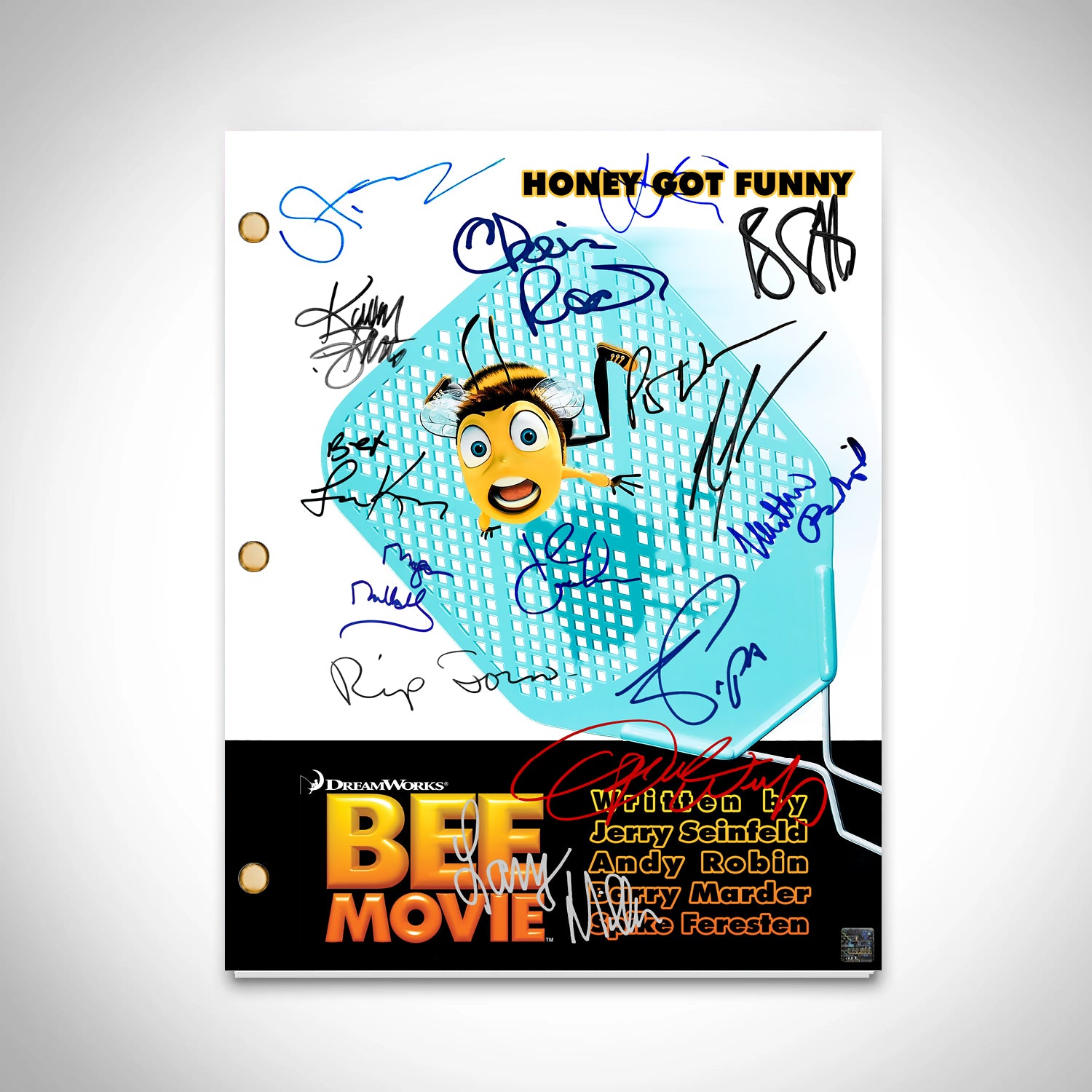 Bee Movie Script Limited Signature Edition RARE T