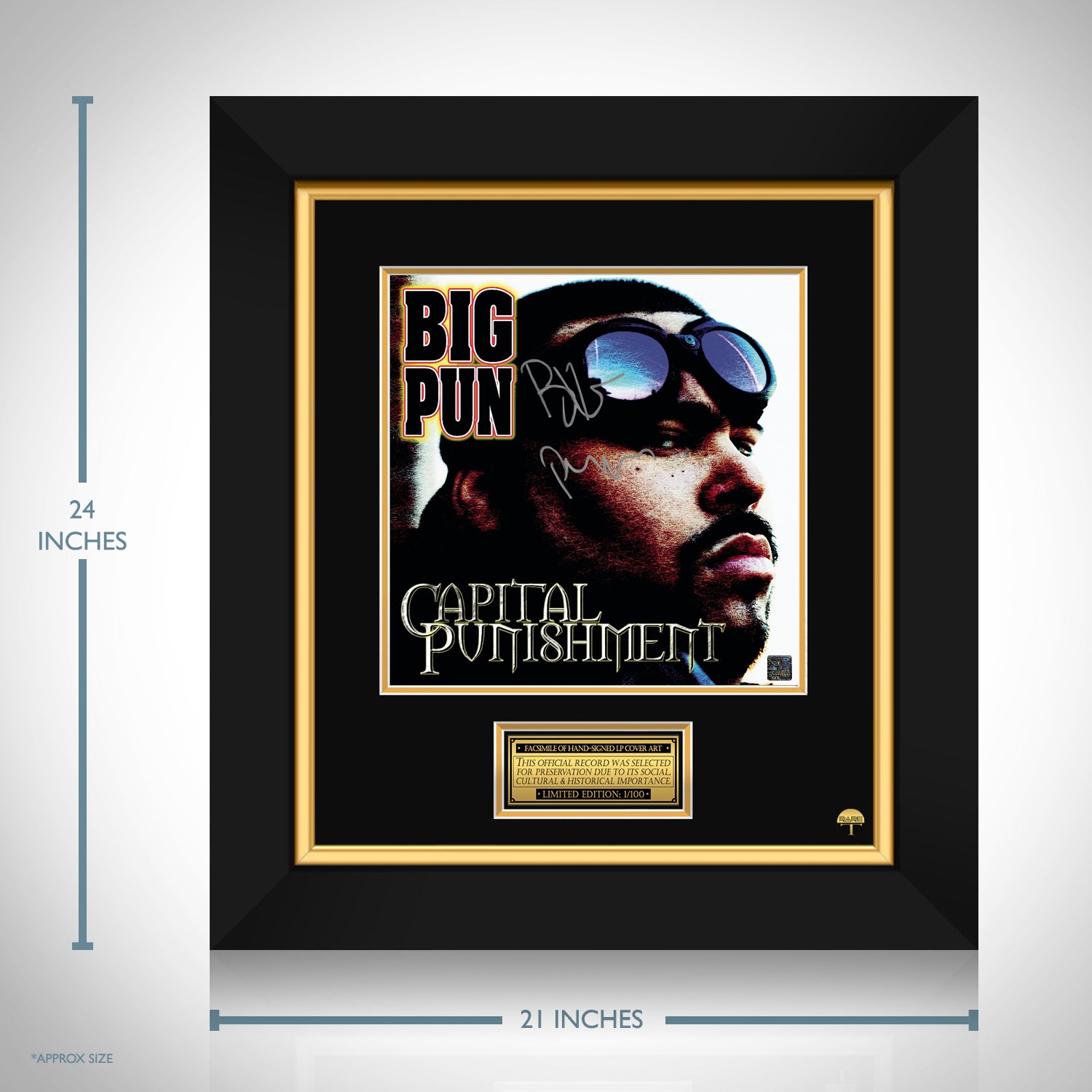 Big Pun - Capital Punishment LP Cover Limited Signature Edition
