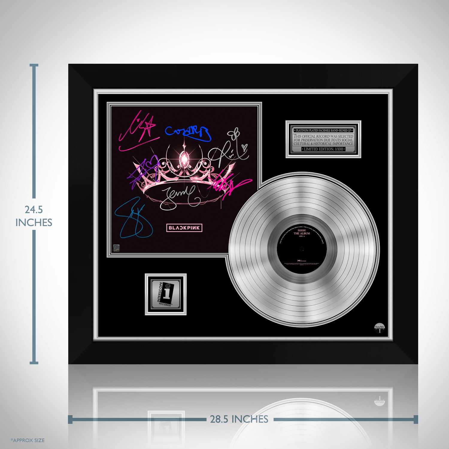 Blackpink - The Album Platinum LP Limited Signature Edition Custom 