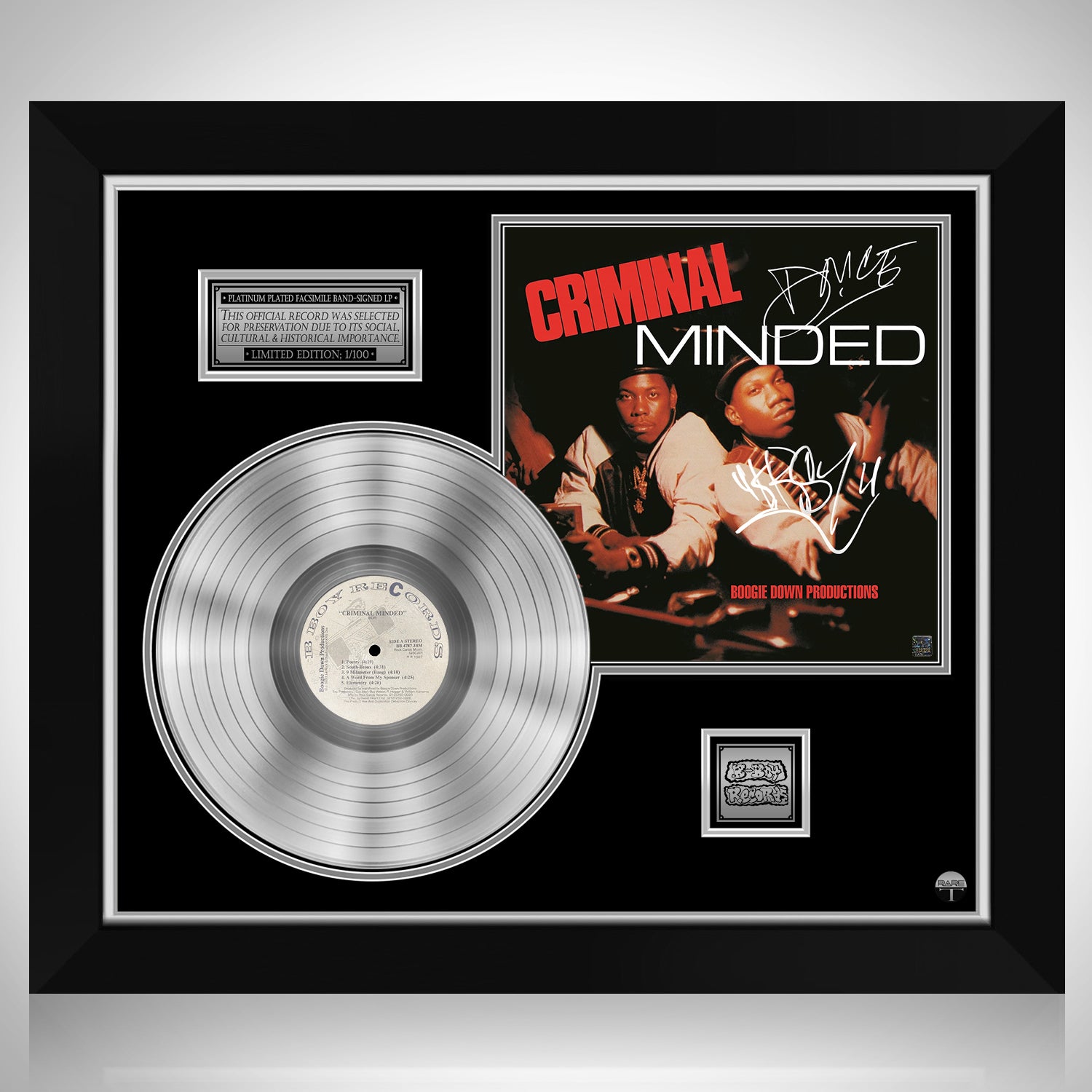 Boogie Down Productions - Criminal Minded Platinum LP Limited