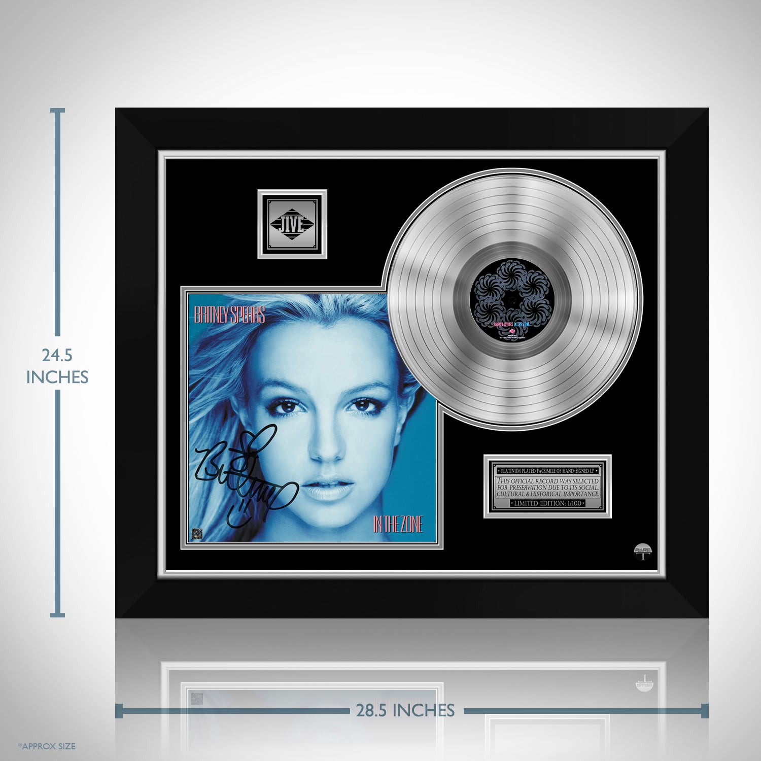 Britney Spears - In the Zone Platinum LP Limited Signature Edition 