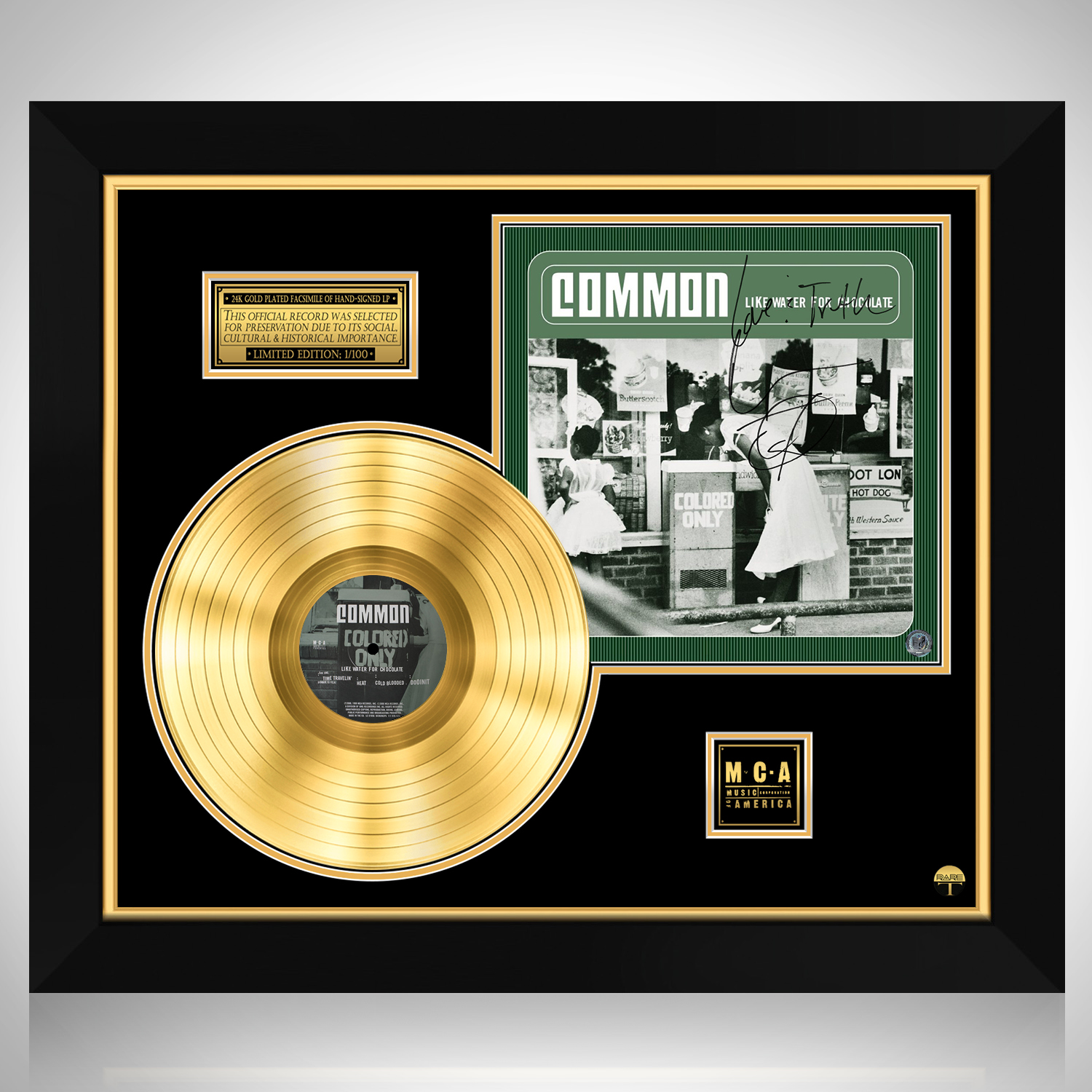 Common - Like Water For Chocolate Gold LP Limited Signature