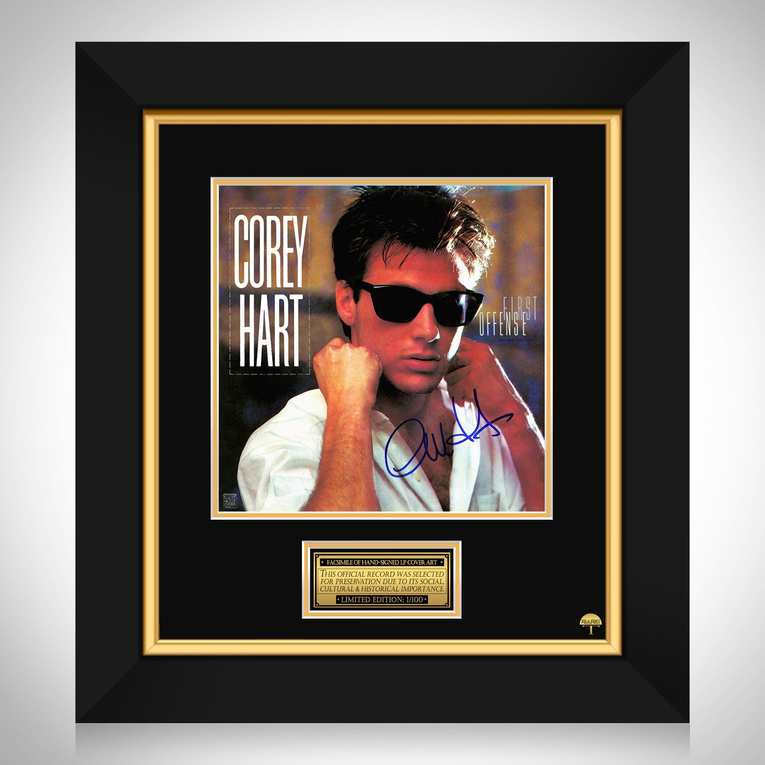 Corey Hart - First Offense LP Cover Limited Signature Edition Custom ...