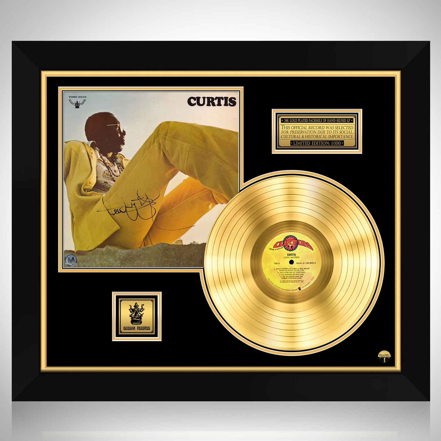 Curtis Mayfield - Curtis Gold LP Limited Signature Edition Custom 