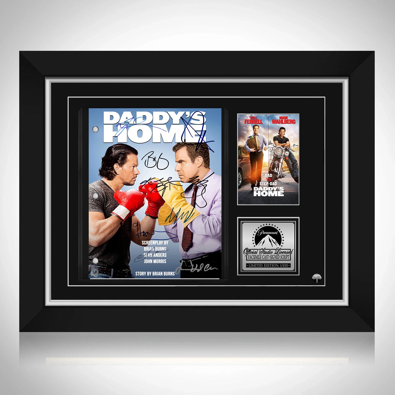 Daddy's Home Script Limited Signature Edition Custom Frame