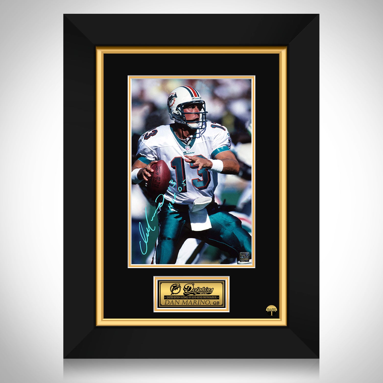 Dan Marino Miami Dolphins Legend Photo Limited Signature Edition Custom Frame Rare T