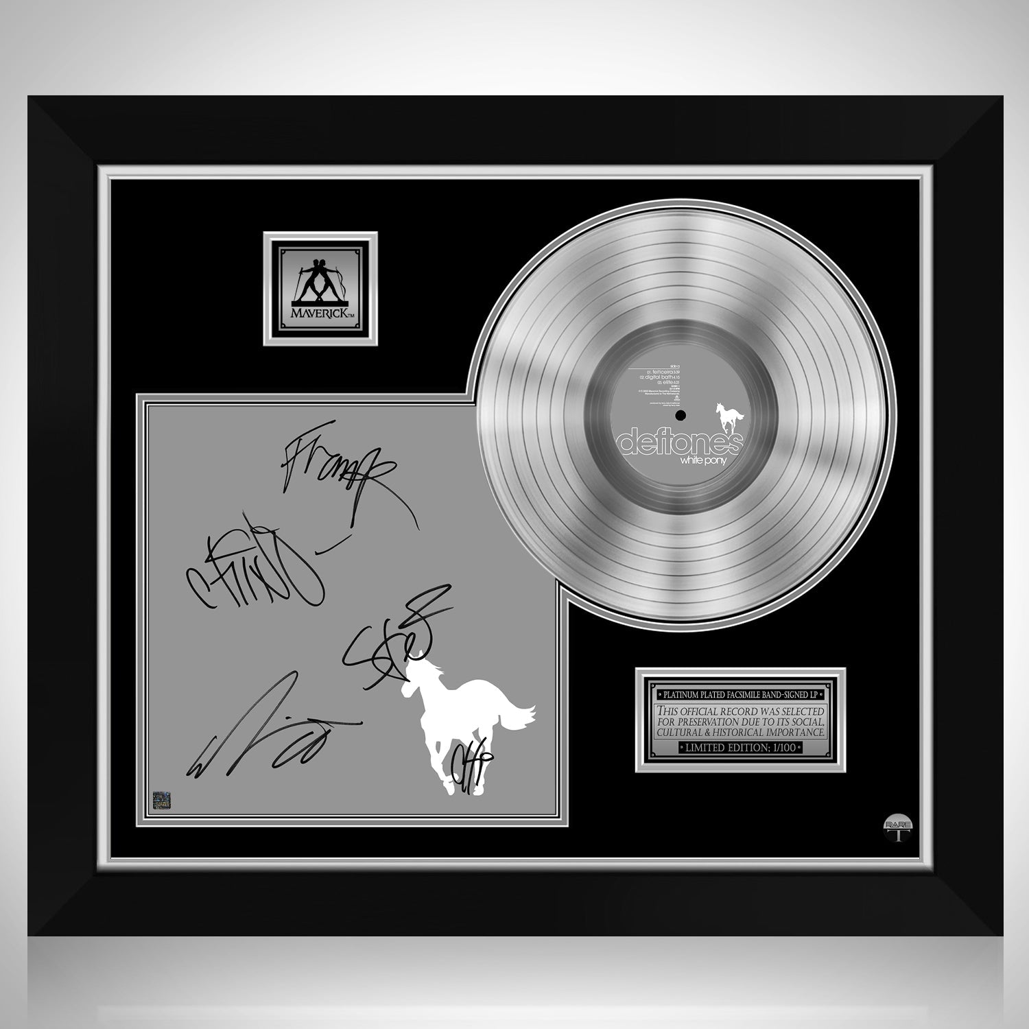 Deftones - White Pony Platinum LP Limited Signature Edition Custom