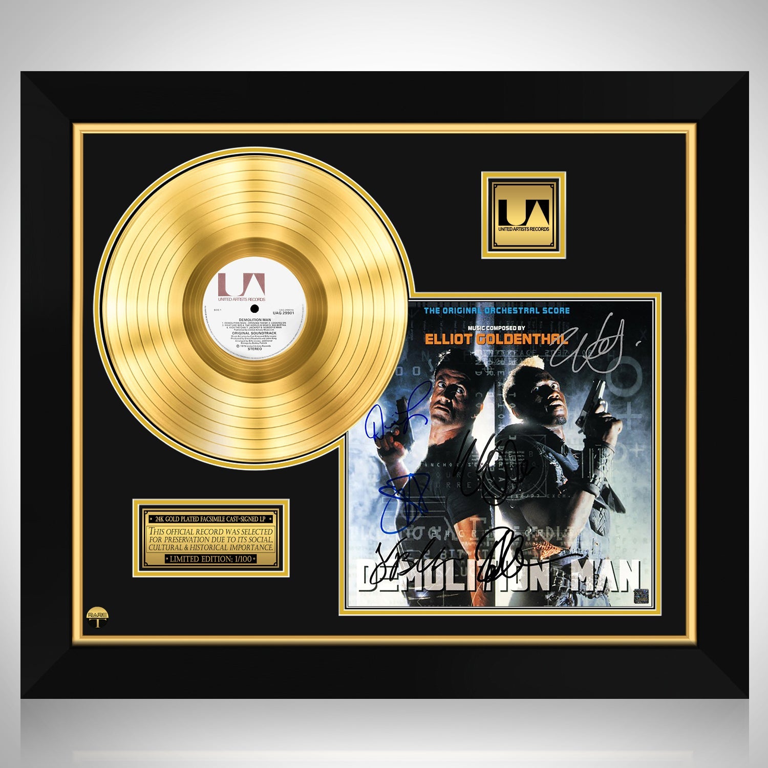 Man of Steel - Original Motion Picture Soundtrack Platinum LP Limited  Signature Edition Custom Frame