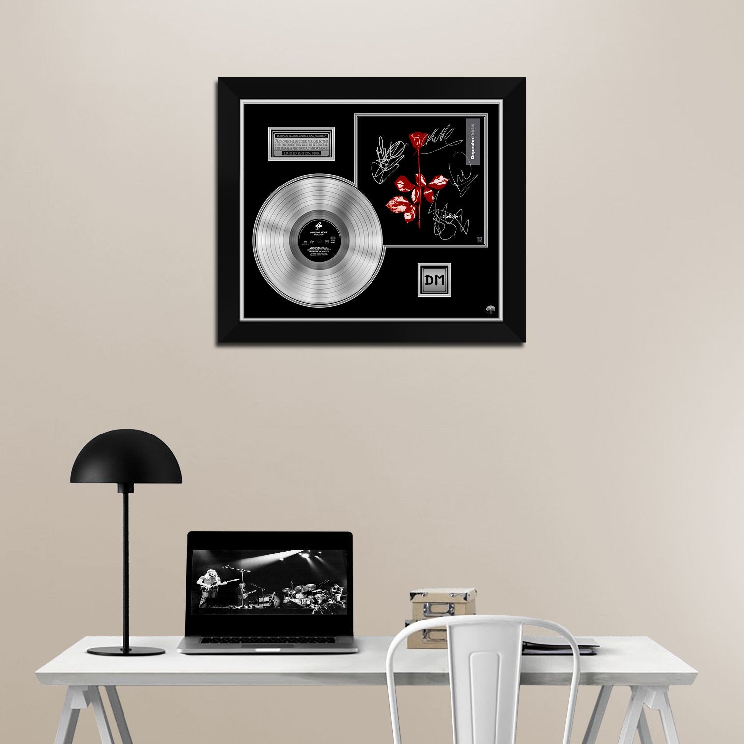 Depeche Mode Violator Platinum LP Limited Signature Edition Custom