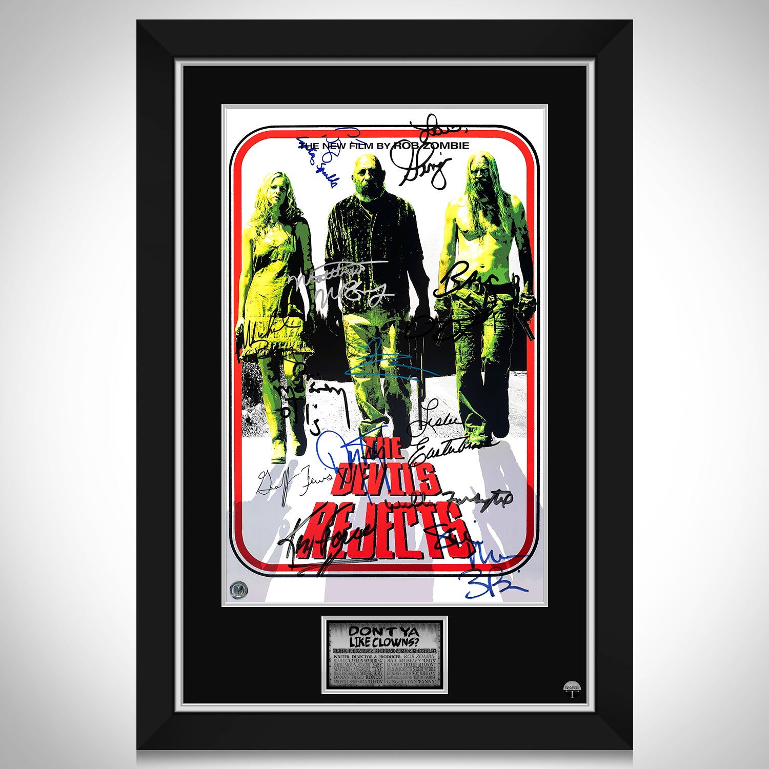 The Devil's Rejects Mini Poster Limited Signature Edition Custom Frame ...