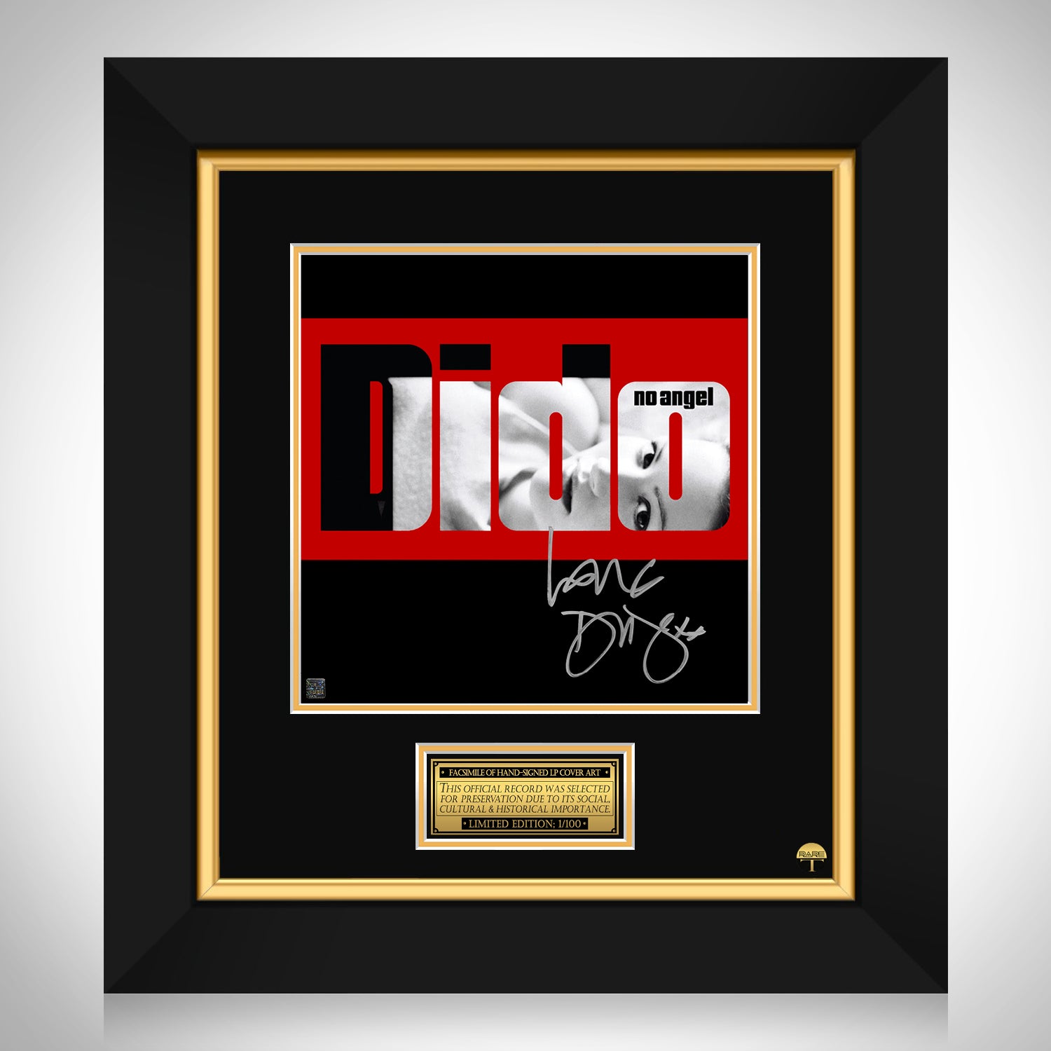 Dido - No Angel LP Cover Limited Signature Edition Custom Frame | RARE-T