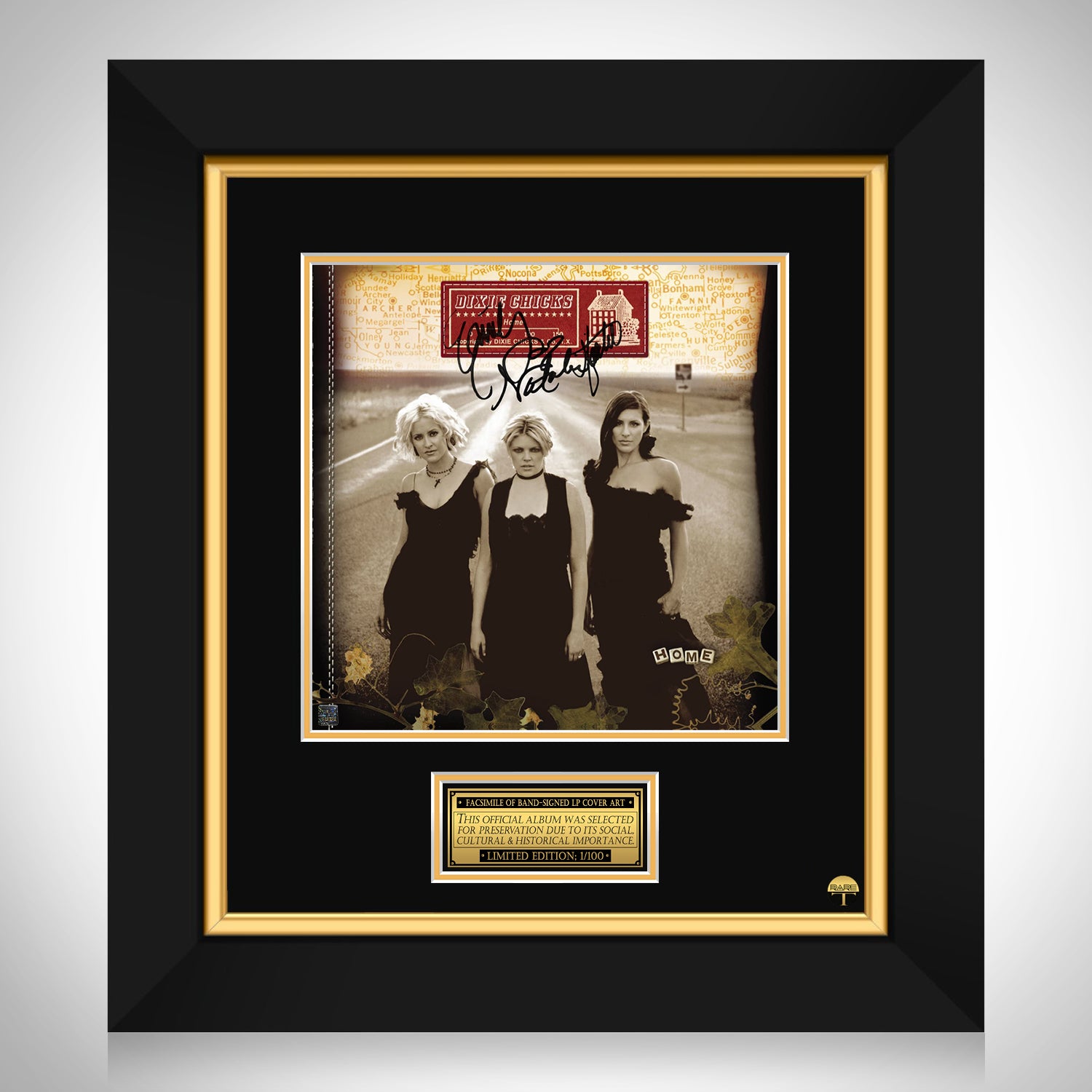 Dixie Chicks Home Lp Cover Limited Signature Edition Custom Frame