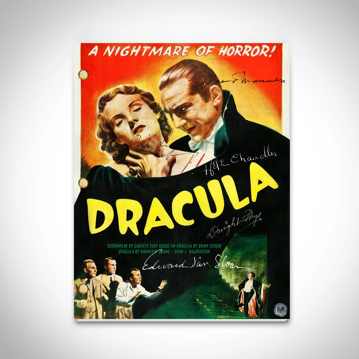 Dracula 1931 Script Limited Signature Edition 