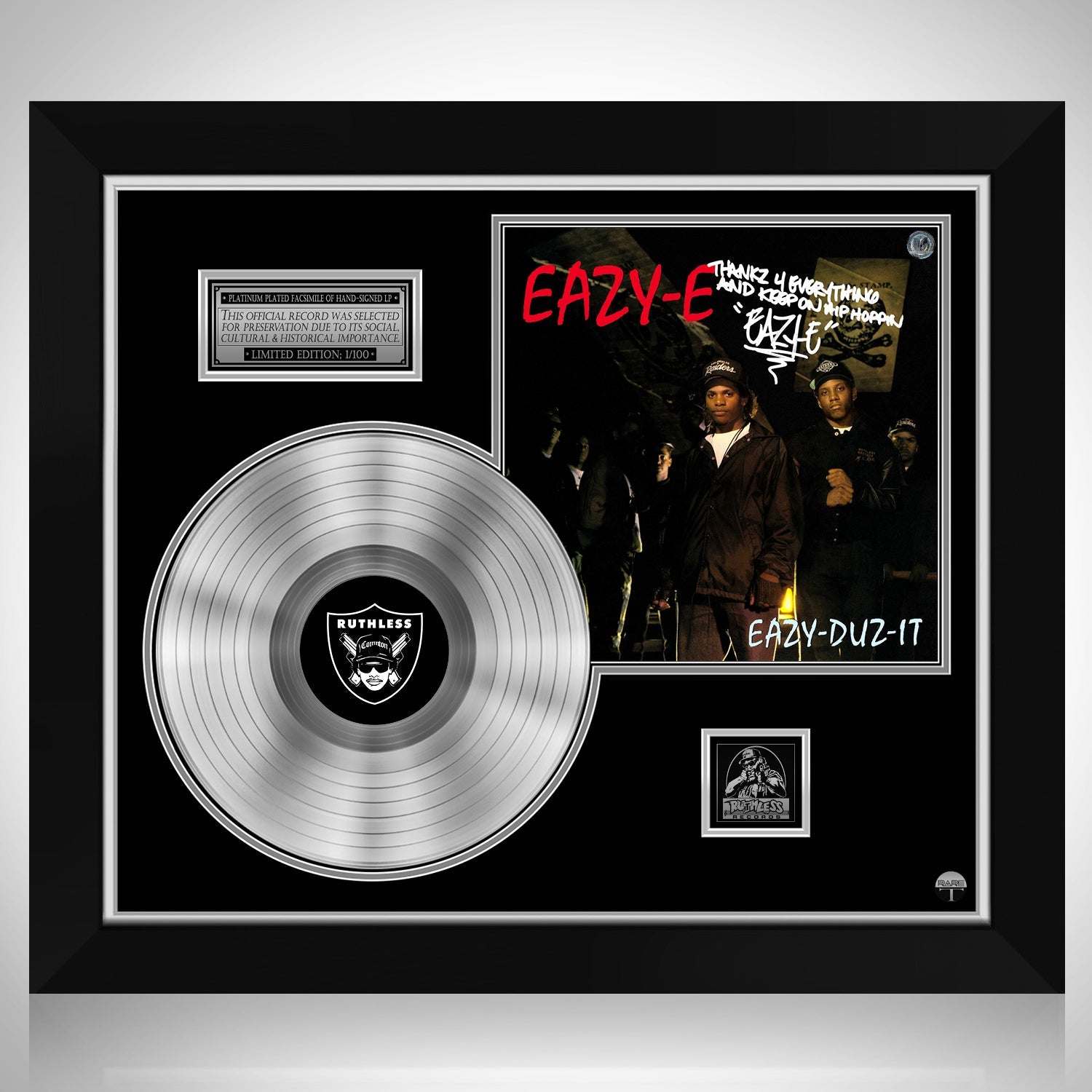 Eazy-E - Eazy Duz it Platinum LP Limited Signature Edition Custom 