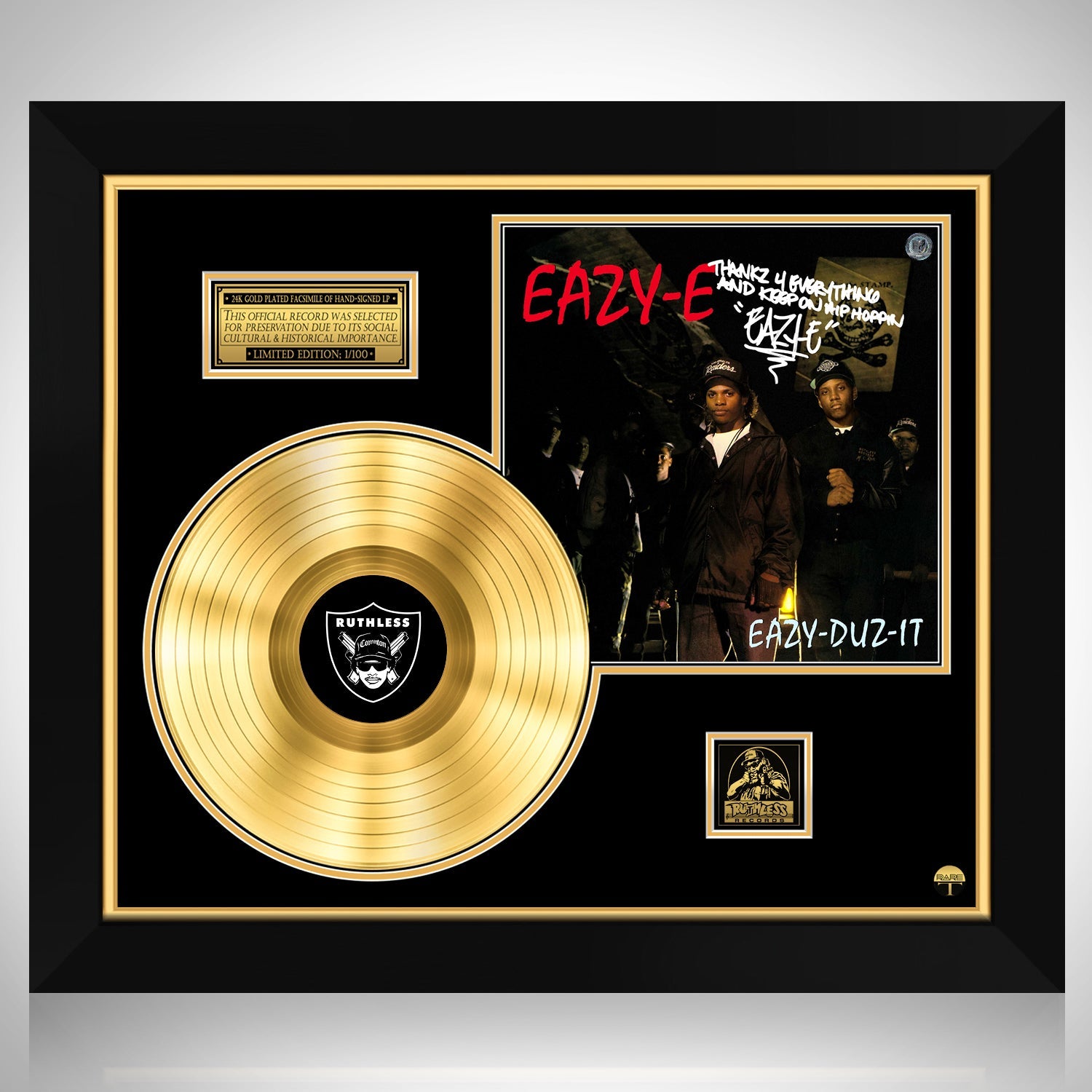 Eazy-E - Eazy Duz it Gold LP Limited Signature Edition Custom 