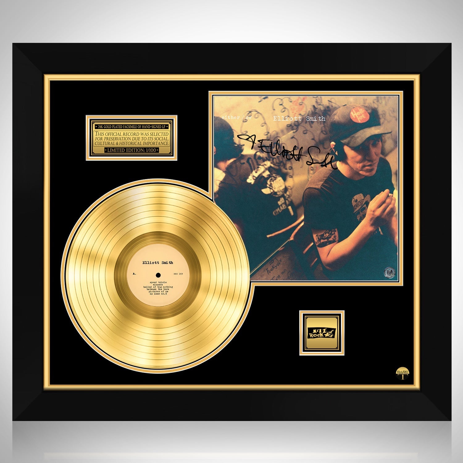 Elliott Smith - Either/Or Gold LP Limited Signature Edition Custom