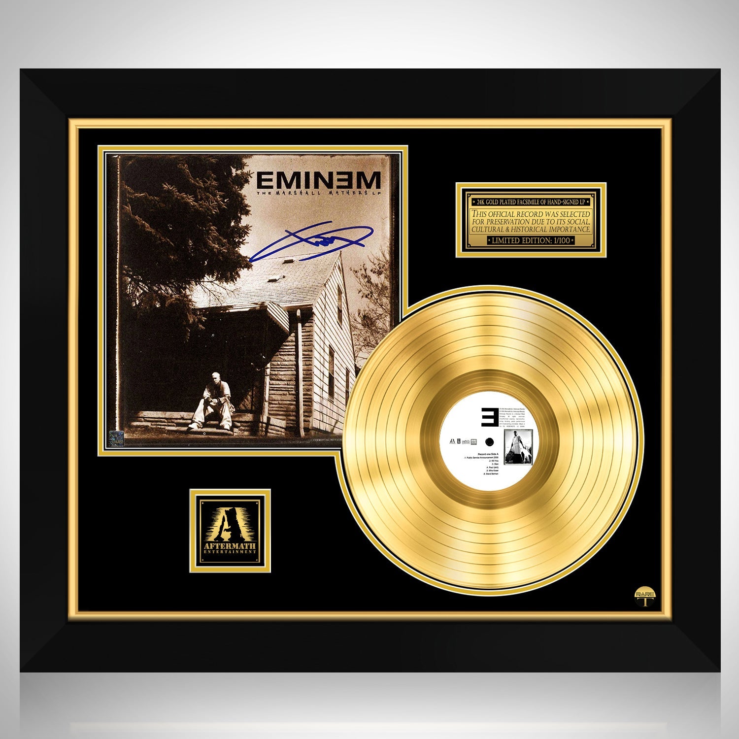 Eminem Marshall Mathers LP Gold LP Limited Signature Edition 