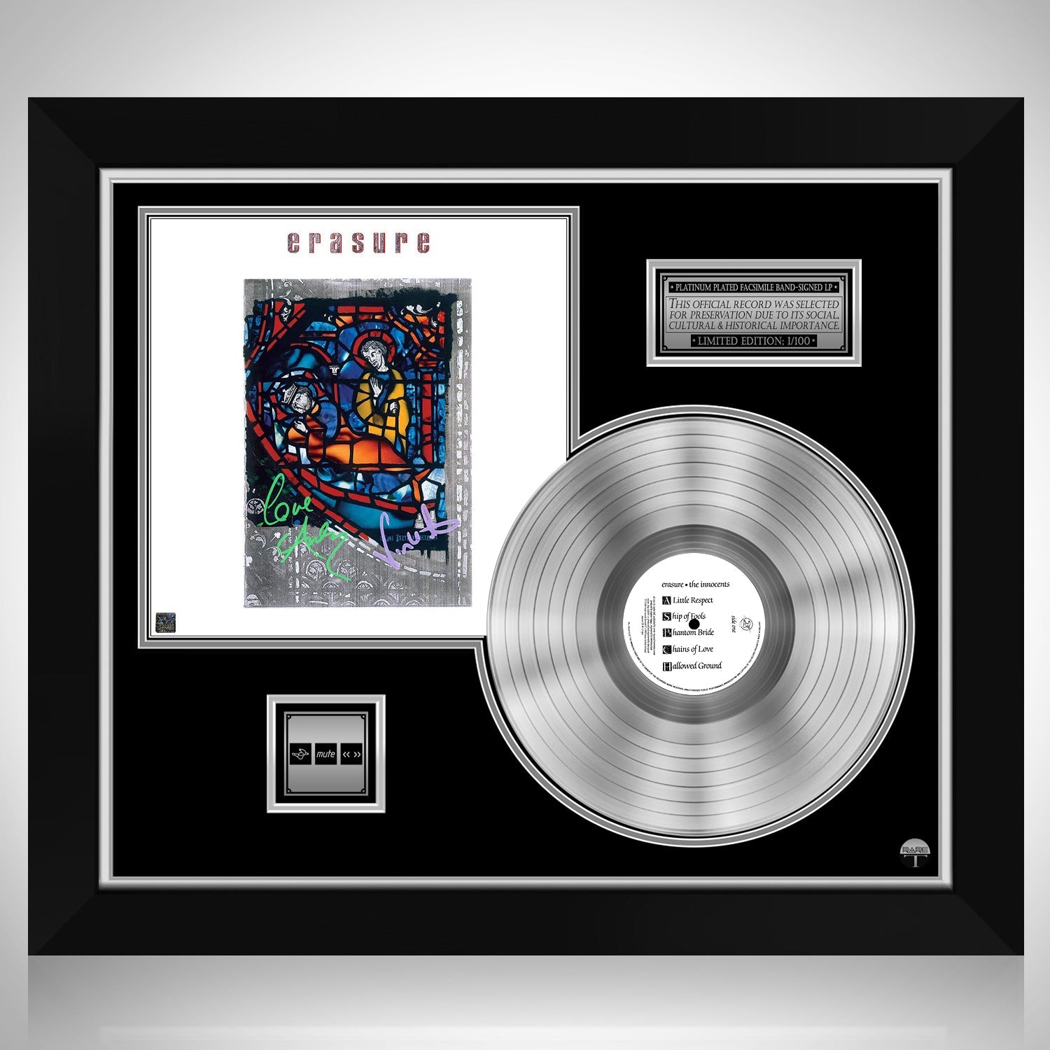 Erasure - The Innocents Platinum LP Limited Signature Edition Custom ...