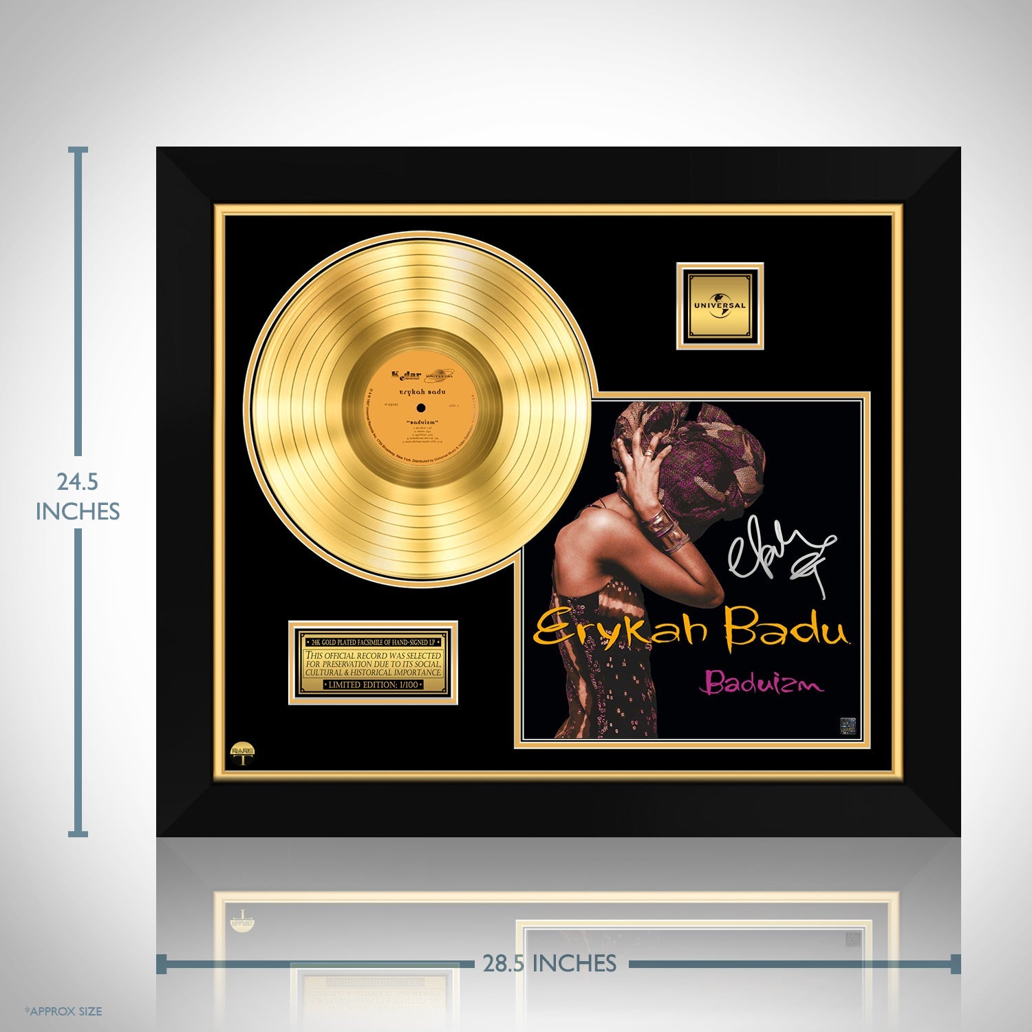 Erykah Badu - Baduizm Gold LP Limited Signature Edition Custom 