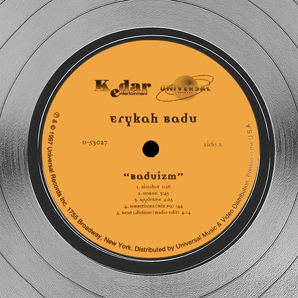 Erykah Badu - Baduizm Platinum LP Limited Signature Edition 