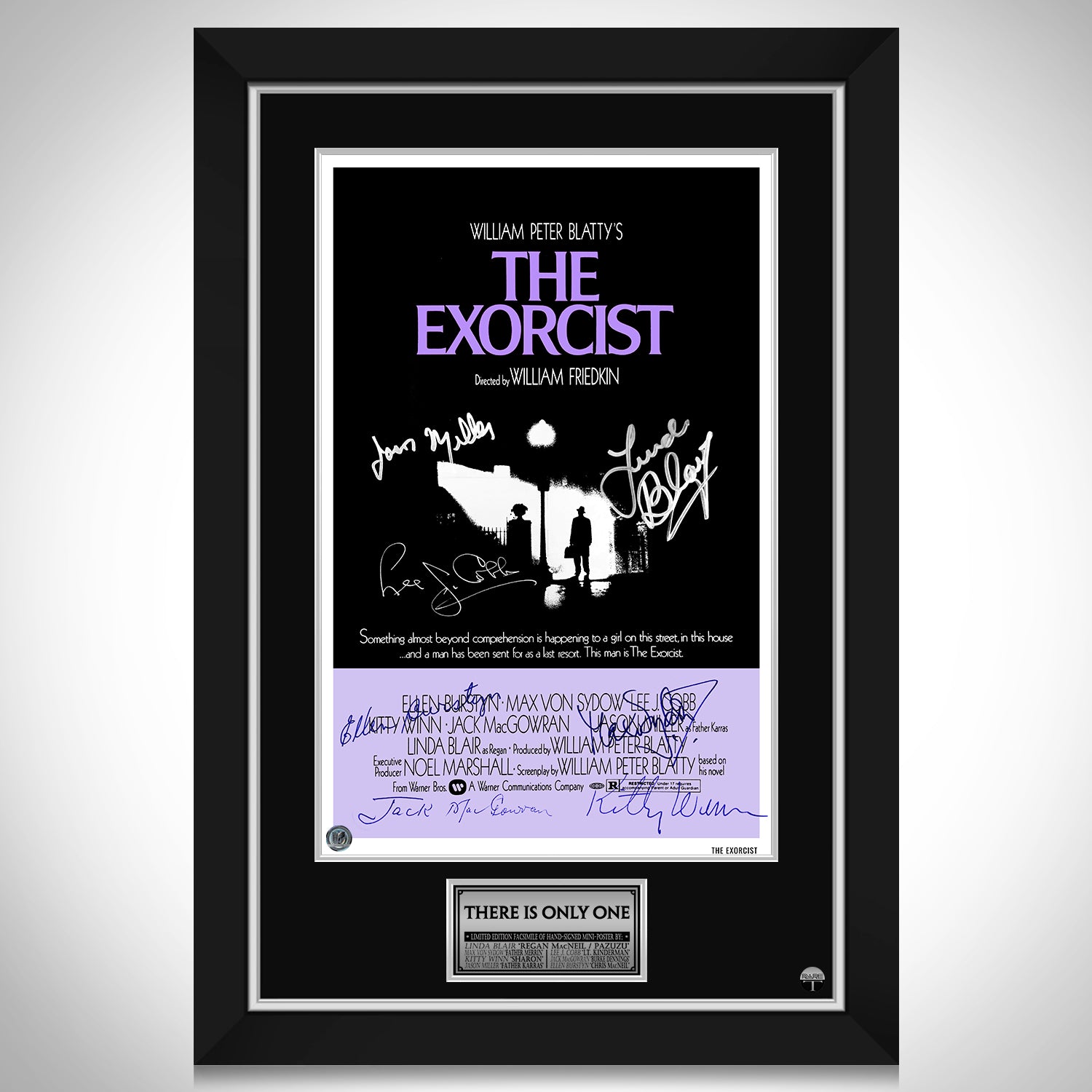 The Exorcist Mini Poster Limited Signature Edition Custom Frame | RARE-T