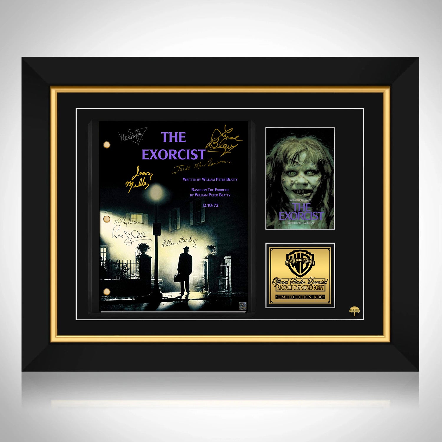 The Exorcist Script Limited Signature Edition Custom Frame | RARE-T