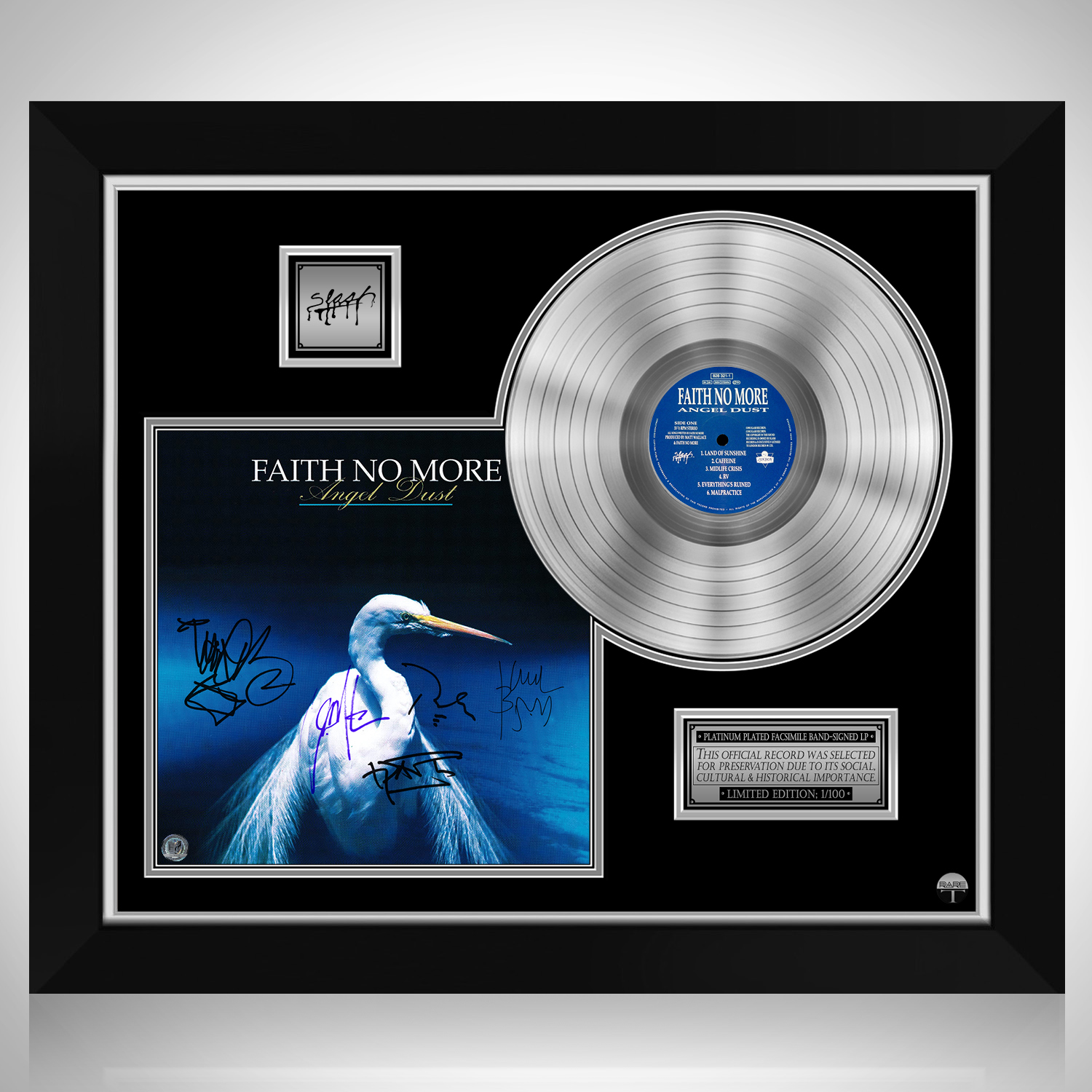 Faith No More - Angel Dust Platinum LP Limited Signature Edition 