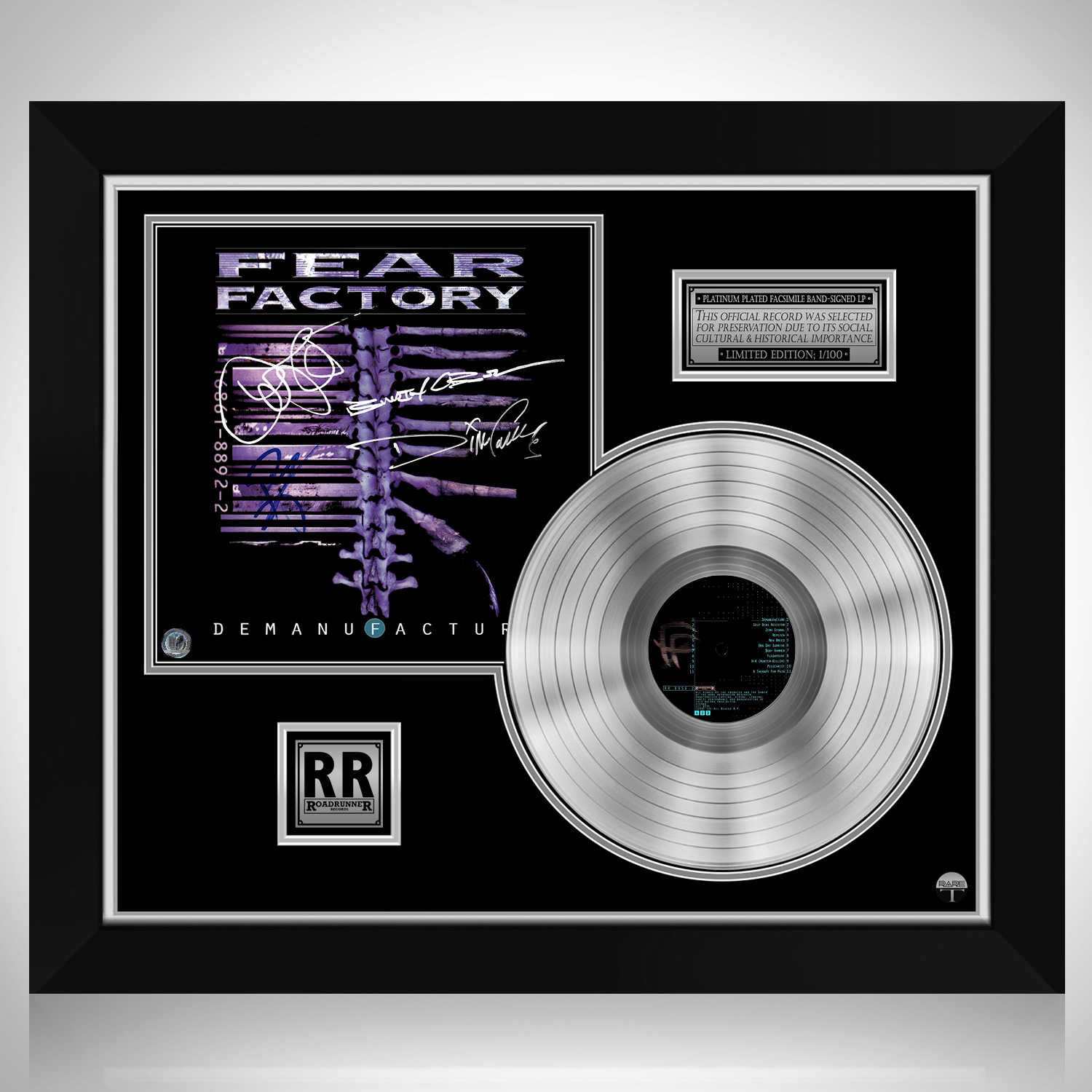Fear Factory - Demanufacture Platinum LP Limited Signature Edition 