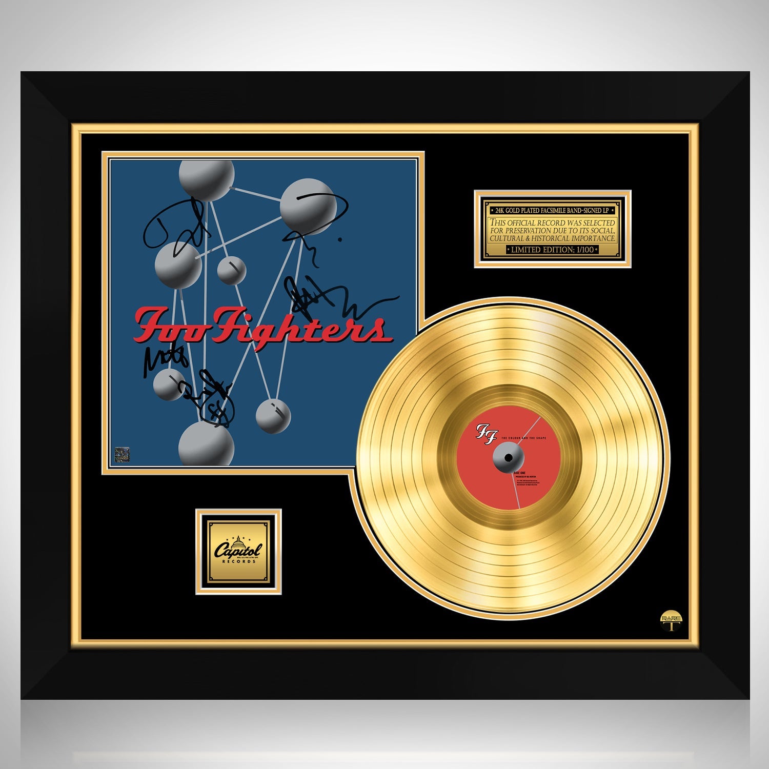 Foo Fighters - The Colour and the Shape Gold LP Limited Signature 