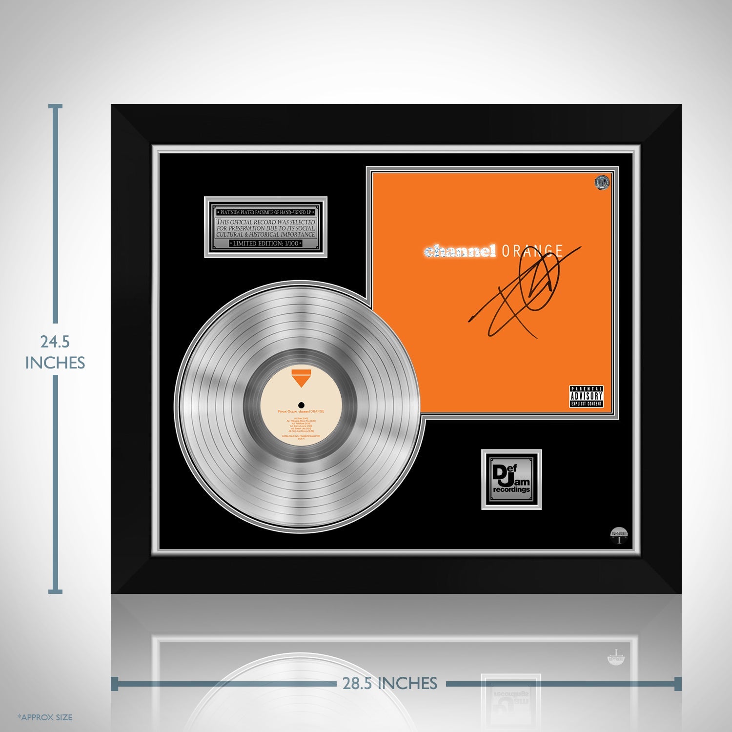 Frank Ocean - Channel Orange Platinum LP Limited Signature 