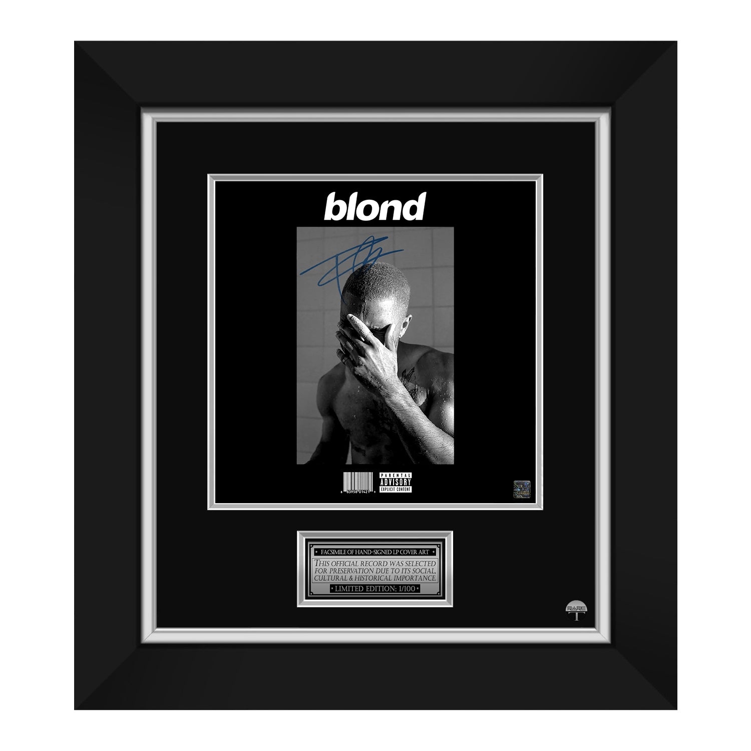 Frank Ocean - Blond LP Limited Signature Edition Custom Frame | RARE-T