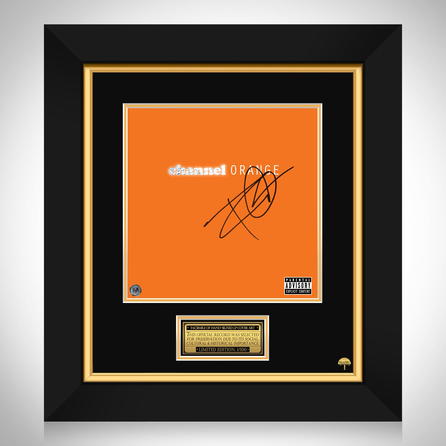 Frank Ocean - Channel Orange LP Cover Limited Signature Edition 