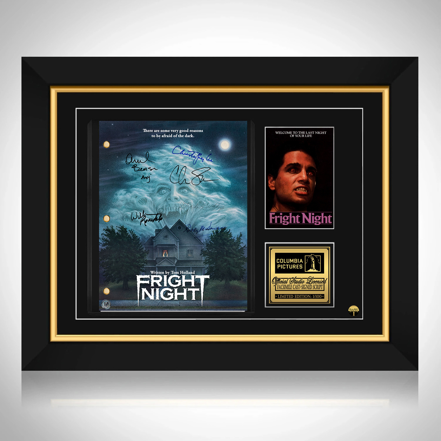 Fright Night 1985 Script Limited Signature Edition Script Custom Frame ...