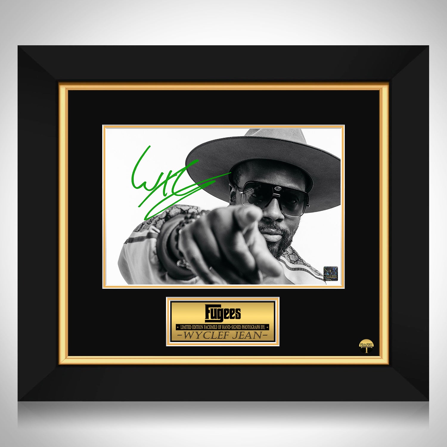 The Fugees - Wyclef Jean Photo Limited Signature Edition Custom Frame ...