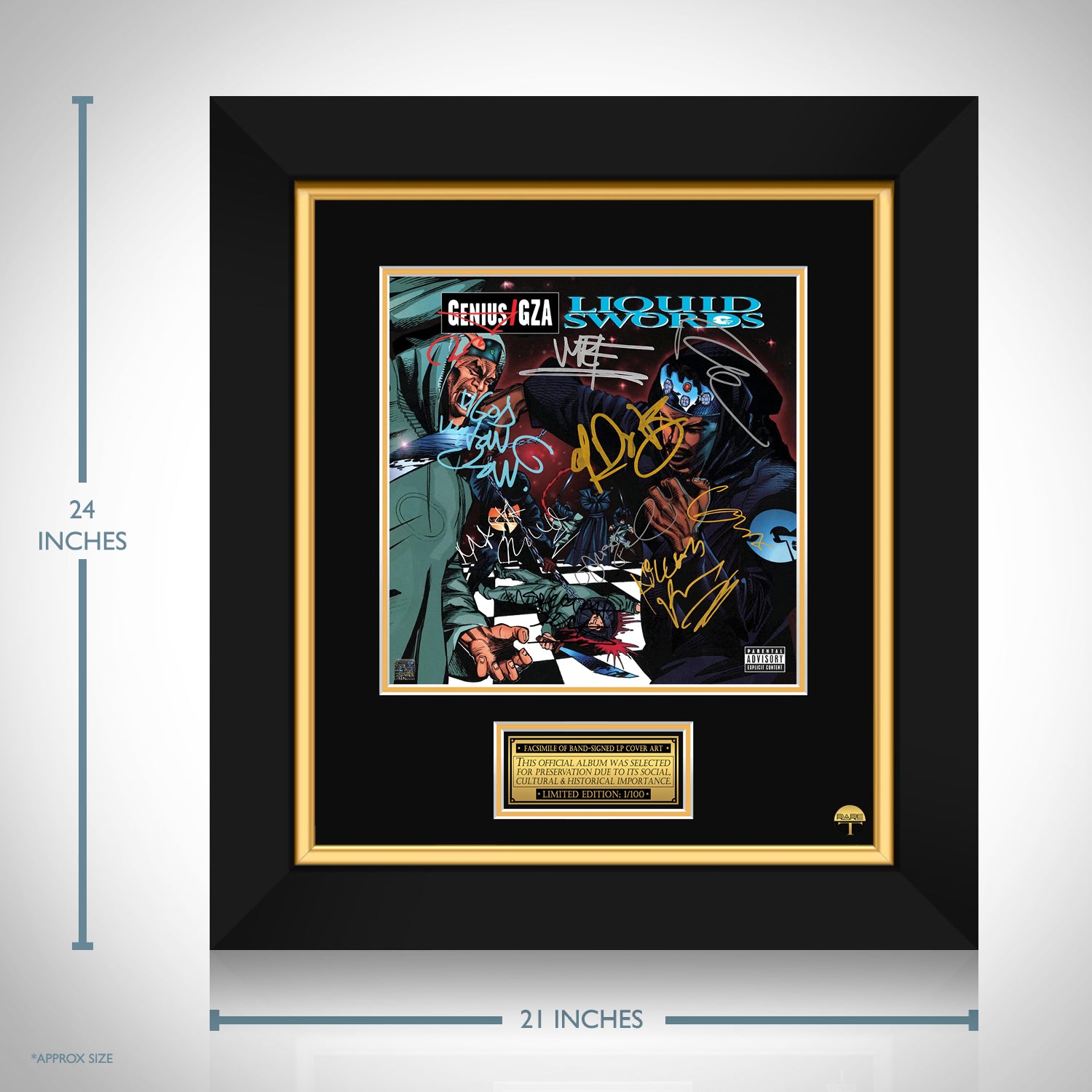 Genius/GZA - Liquid Swords LP Cover Limited Signature Edition 