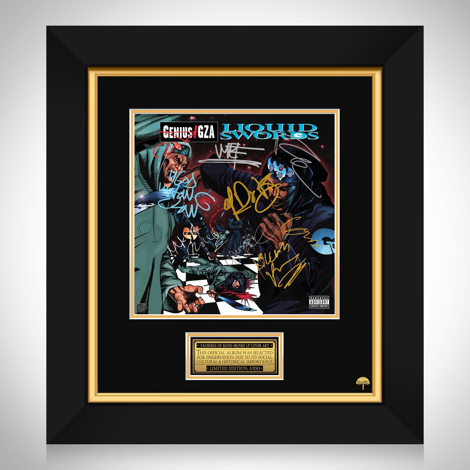 Genius/GZA - Liquid Swords LP Cover Limited Signature Edition Custom ...