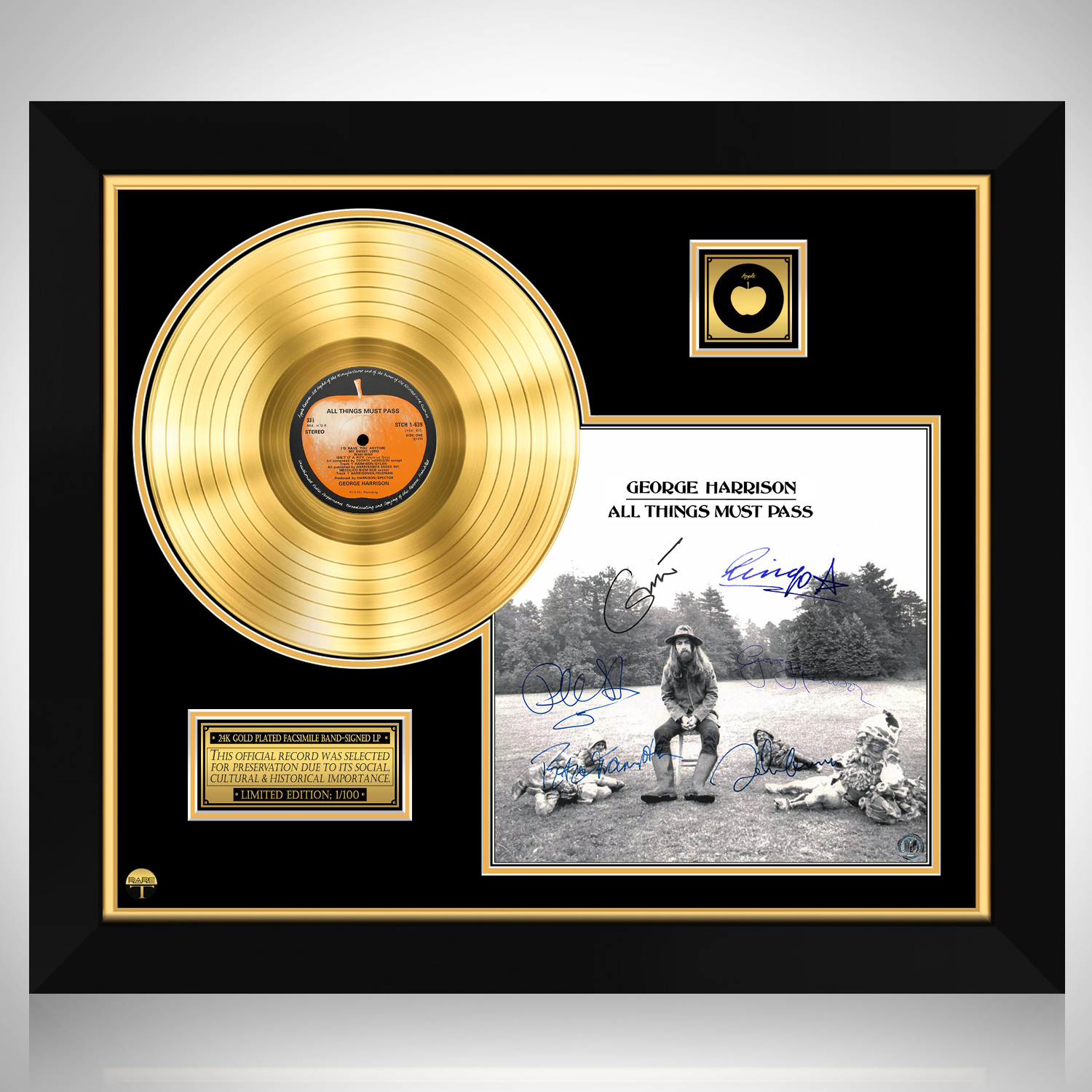 George Harrison - All Things Must Pass Gold LP Limited Signature 