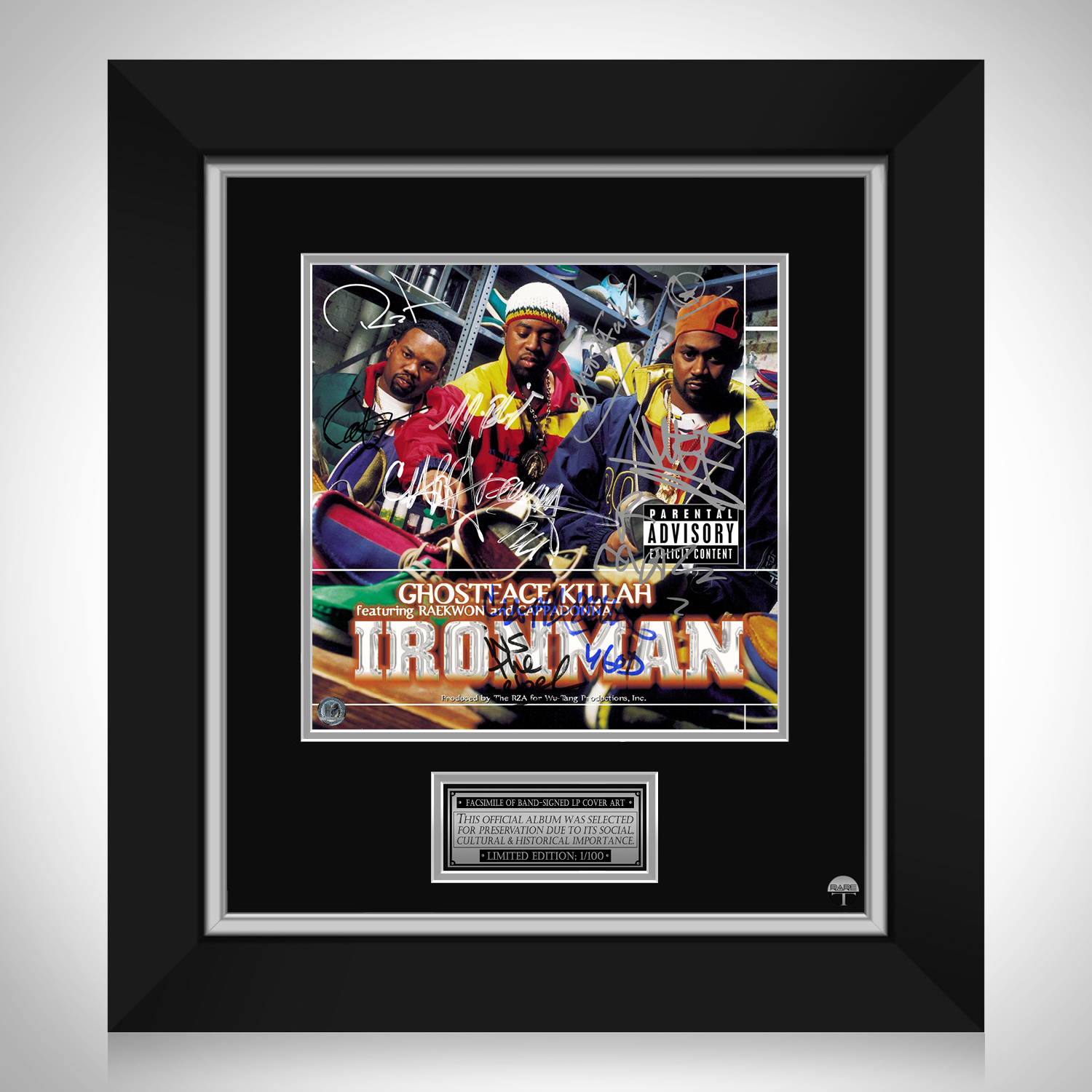 Ghostface Killah - Ironman LP Cover Limited Signature Edition 