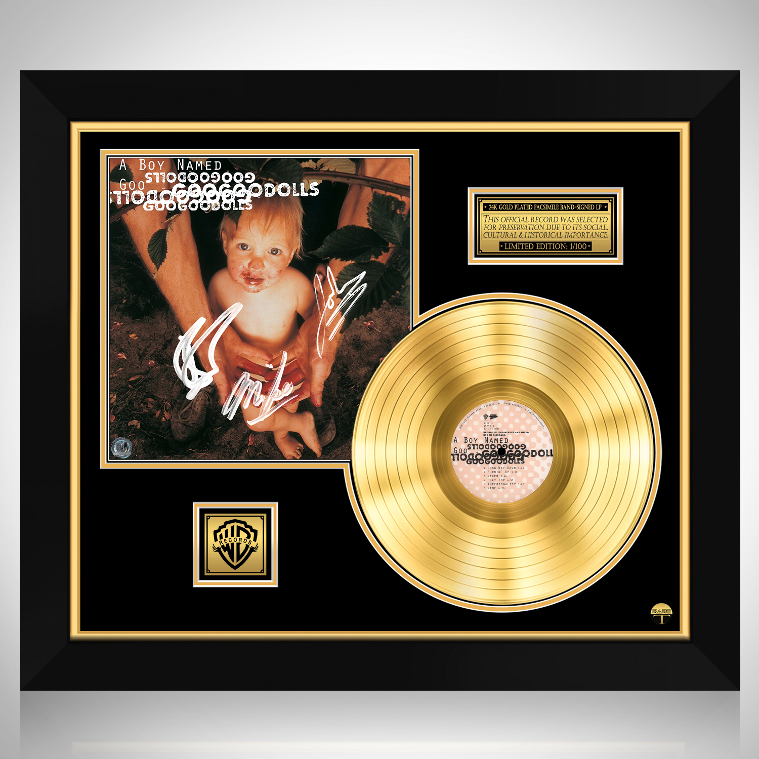 Goo Goo Dolls - A Boy Named Goo Gold LP Limited Signature Edition ...